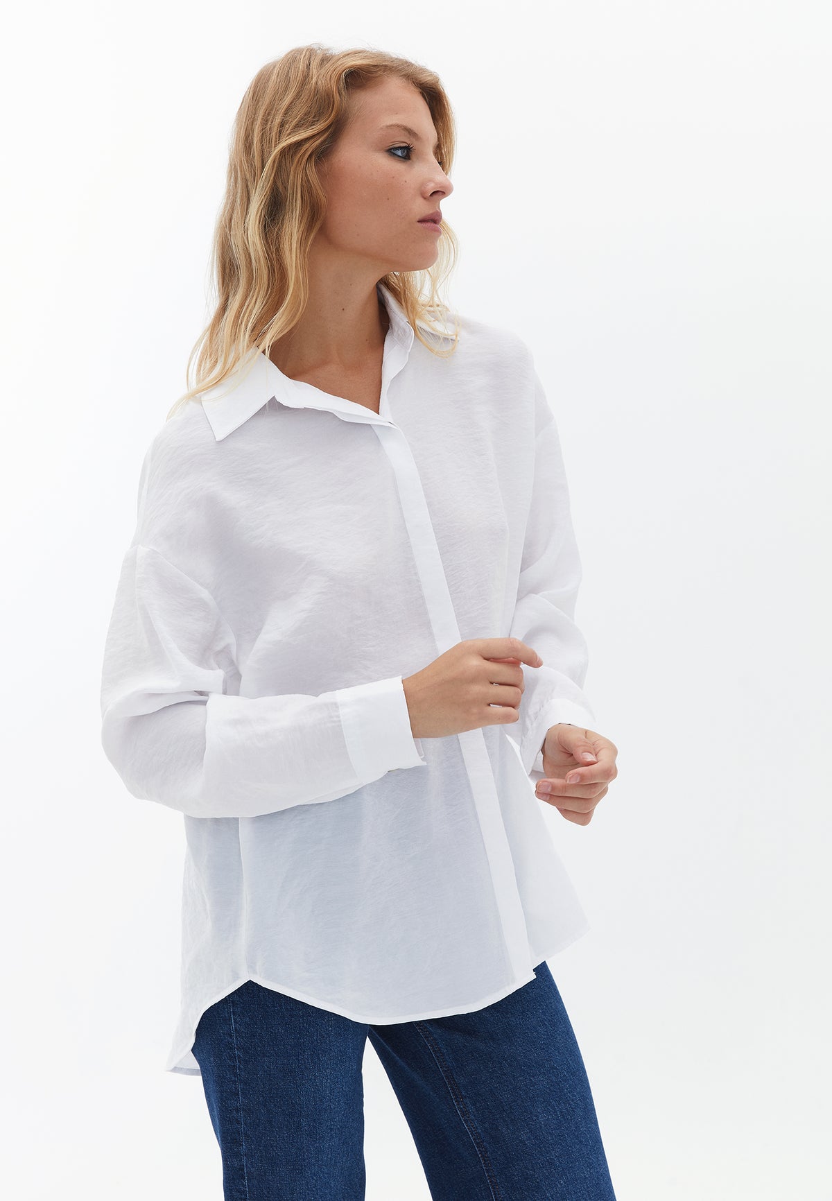 Oversize Shirt - WHITE