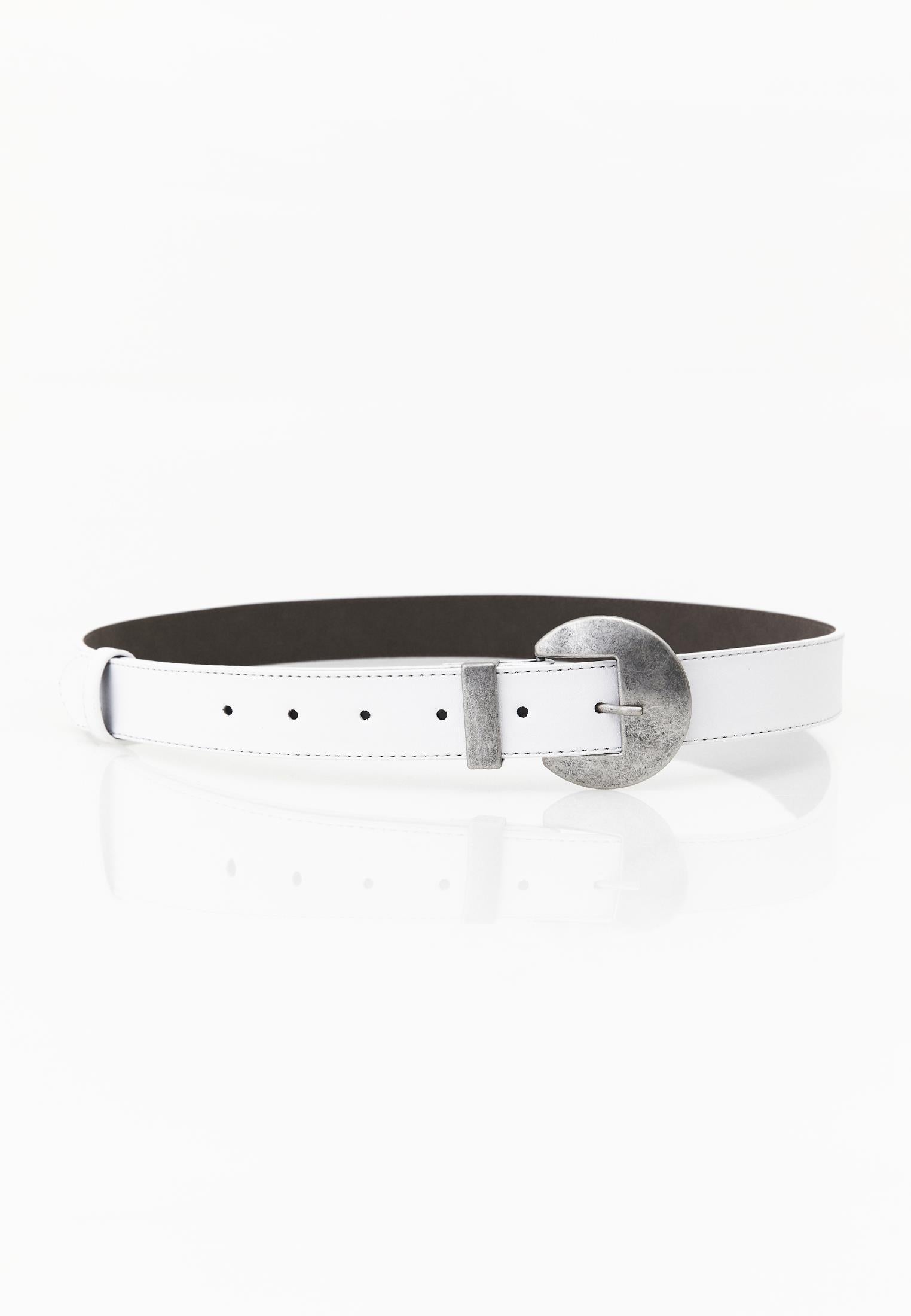 Classic Women Accessory Belt - WHITE