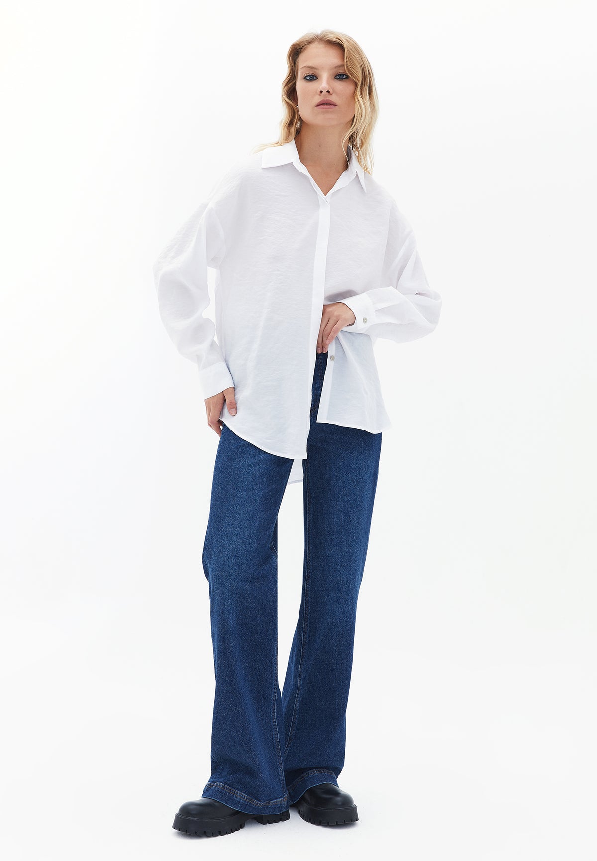 Oversize Shirt - WHITE