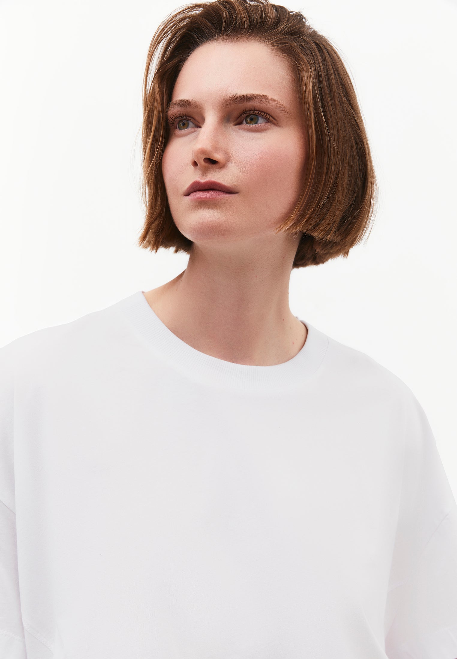 Oversize Short T-Shirt - WHITE