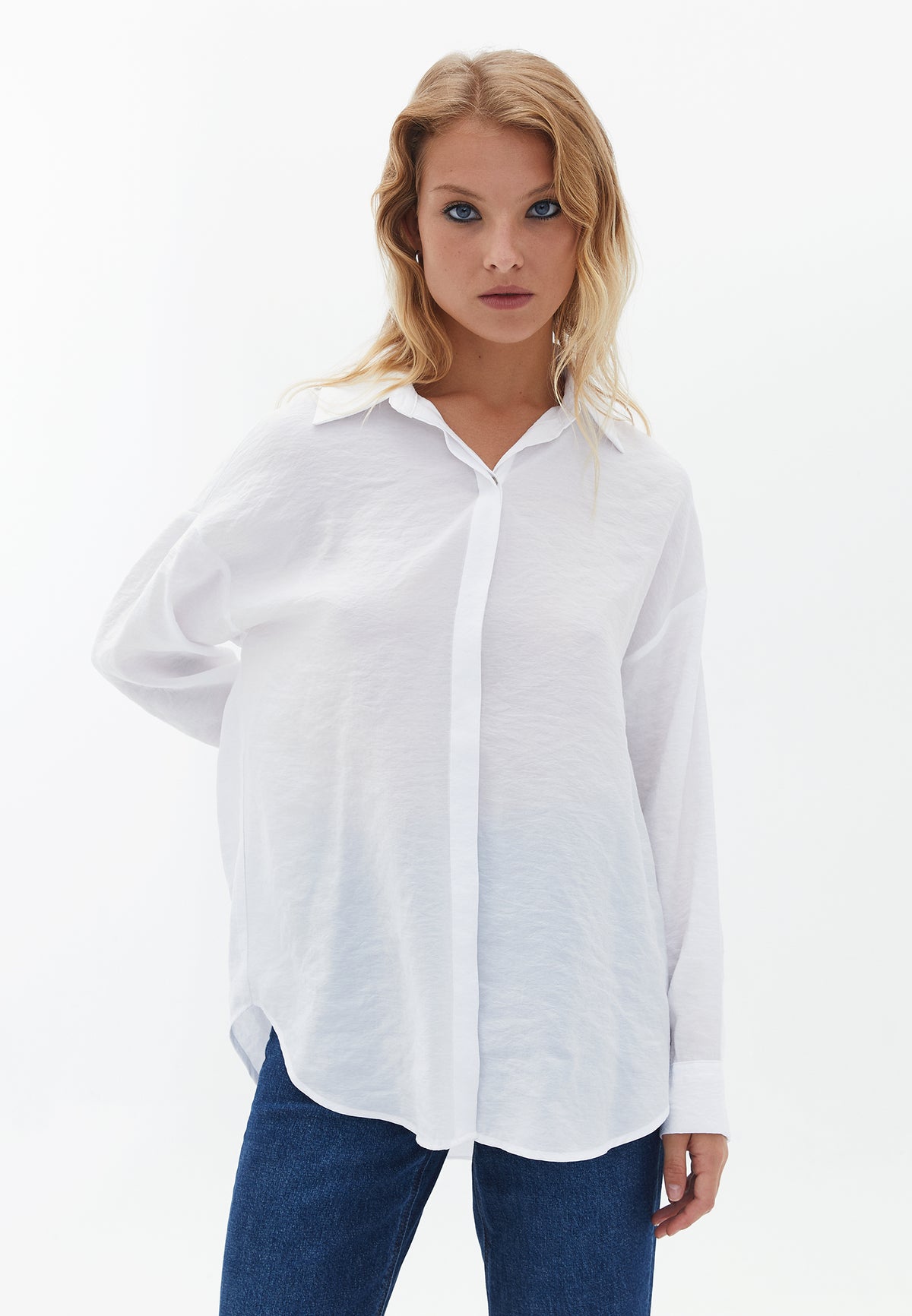 Oversize Shirt - WHITE