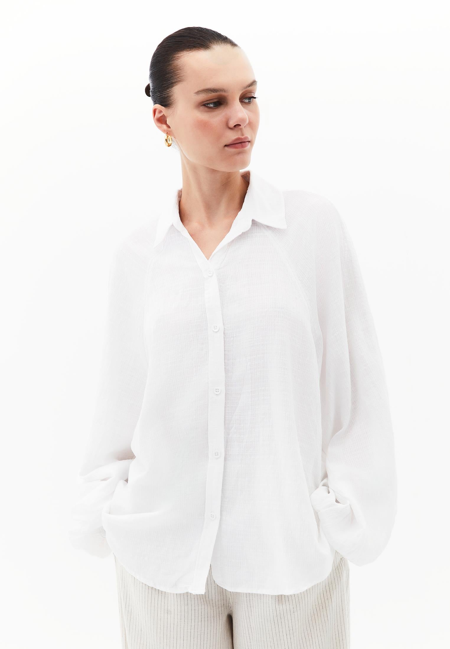 Oversize Shirt - WHITE