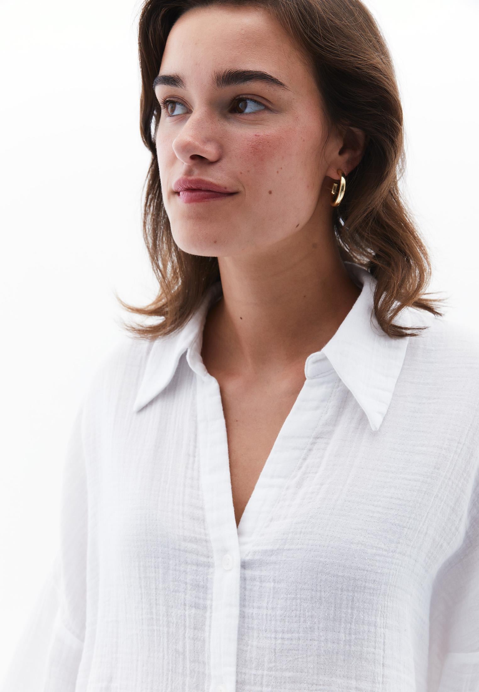 Oversize Standard Shirt - WHITE
