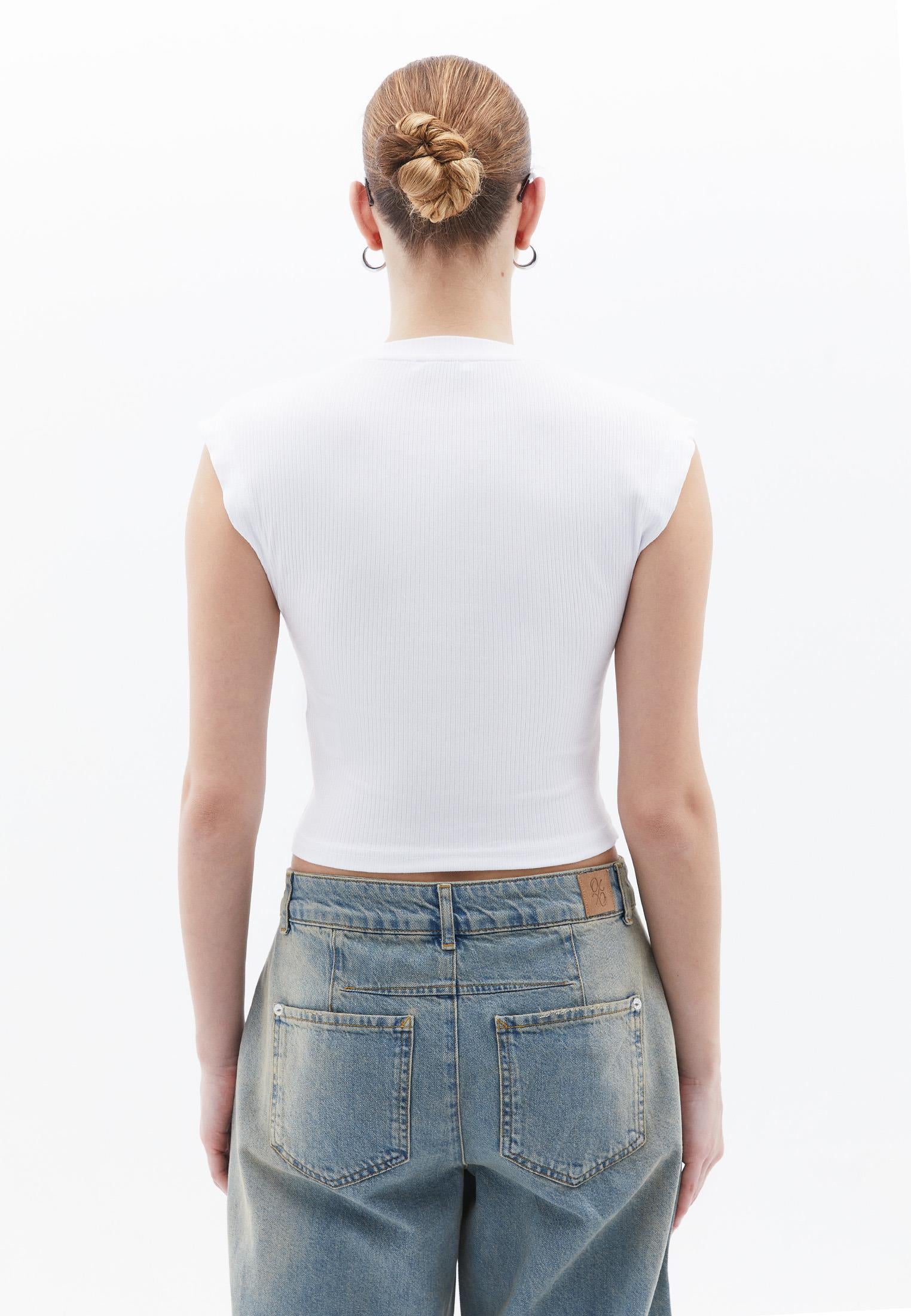 Slim Fit Short Sleeve T-Shirt - WHITE