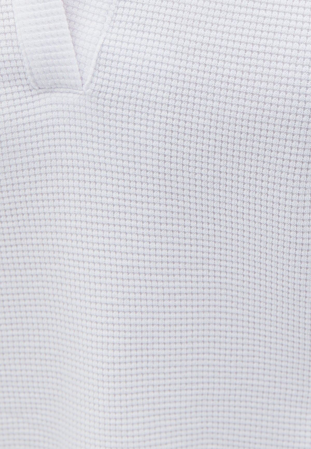 Short Polo Collar T-Shirt - WHITE