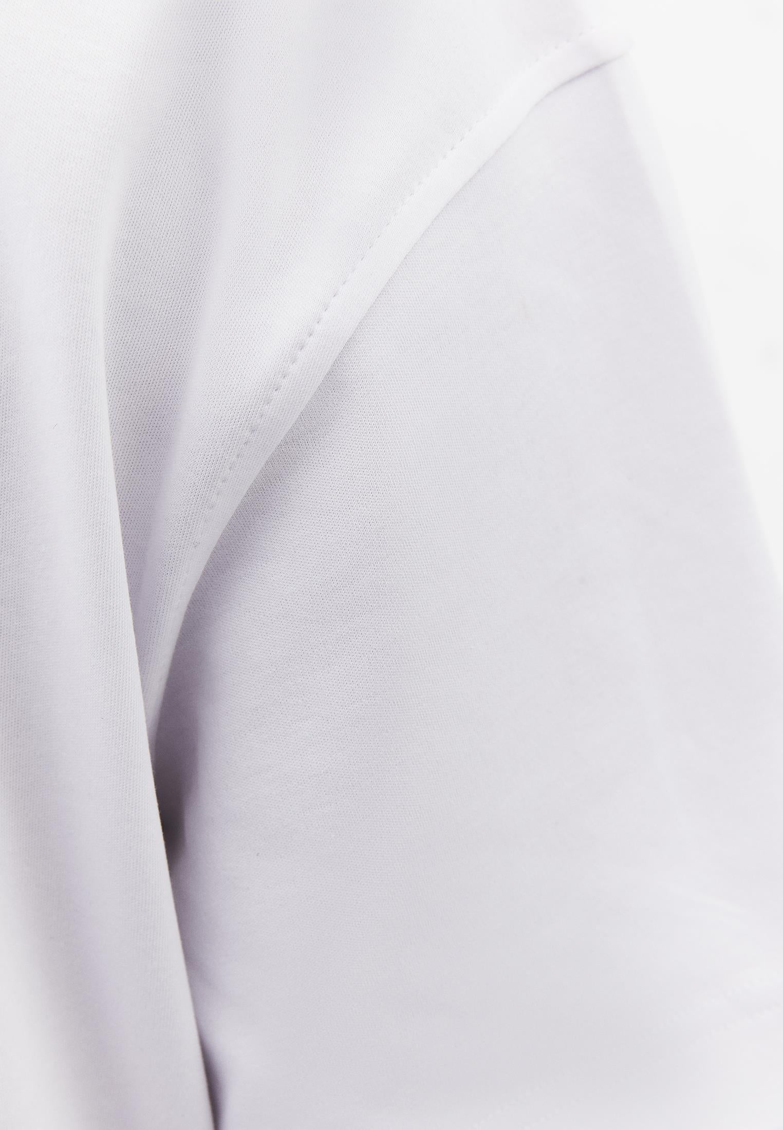 Oversize Crew Neck Short Sleeve T-Shirt - WHITE
