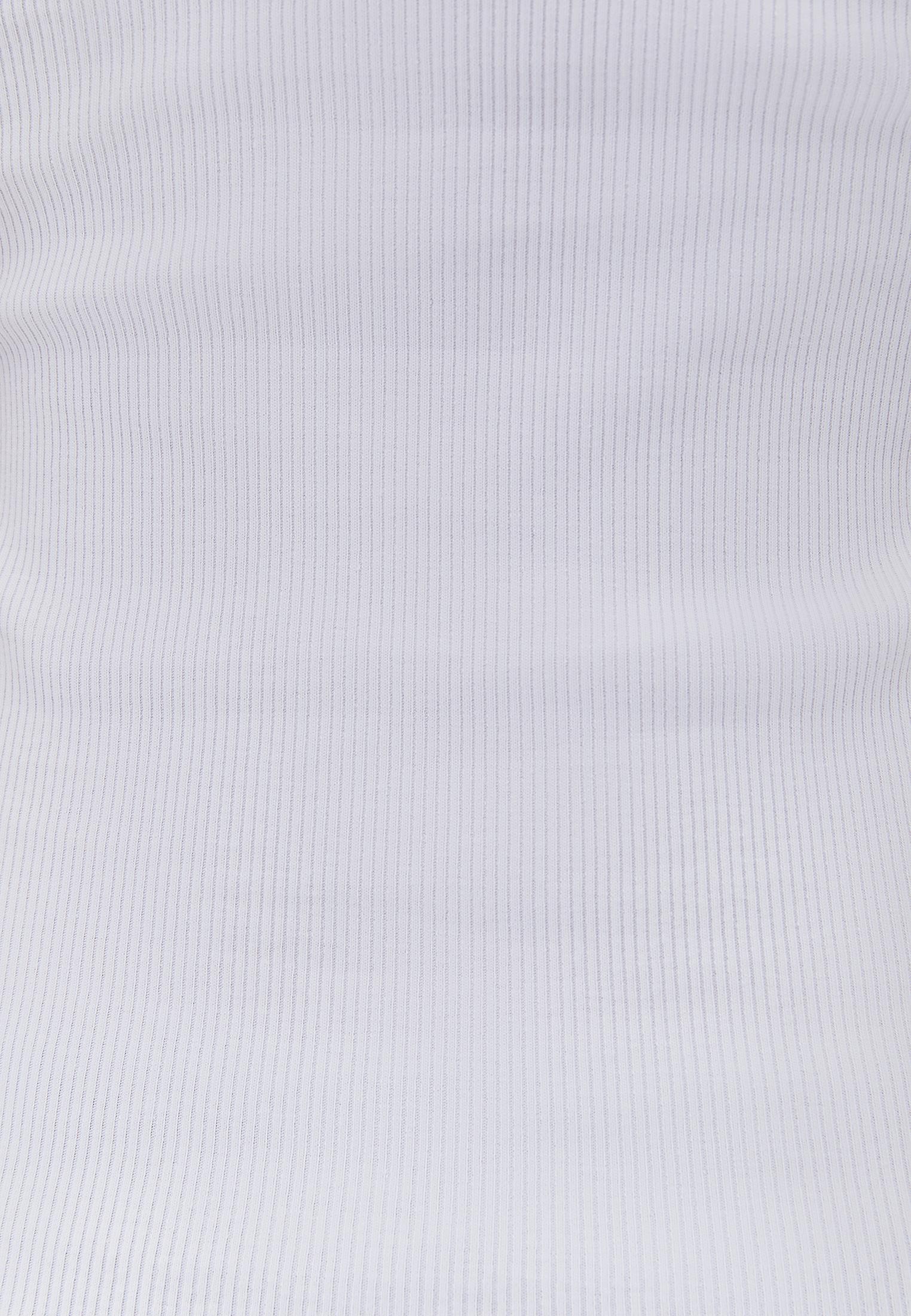 U Neck Tank Top - WHITE
