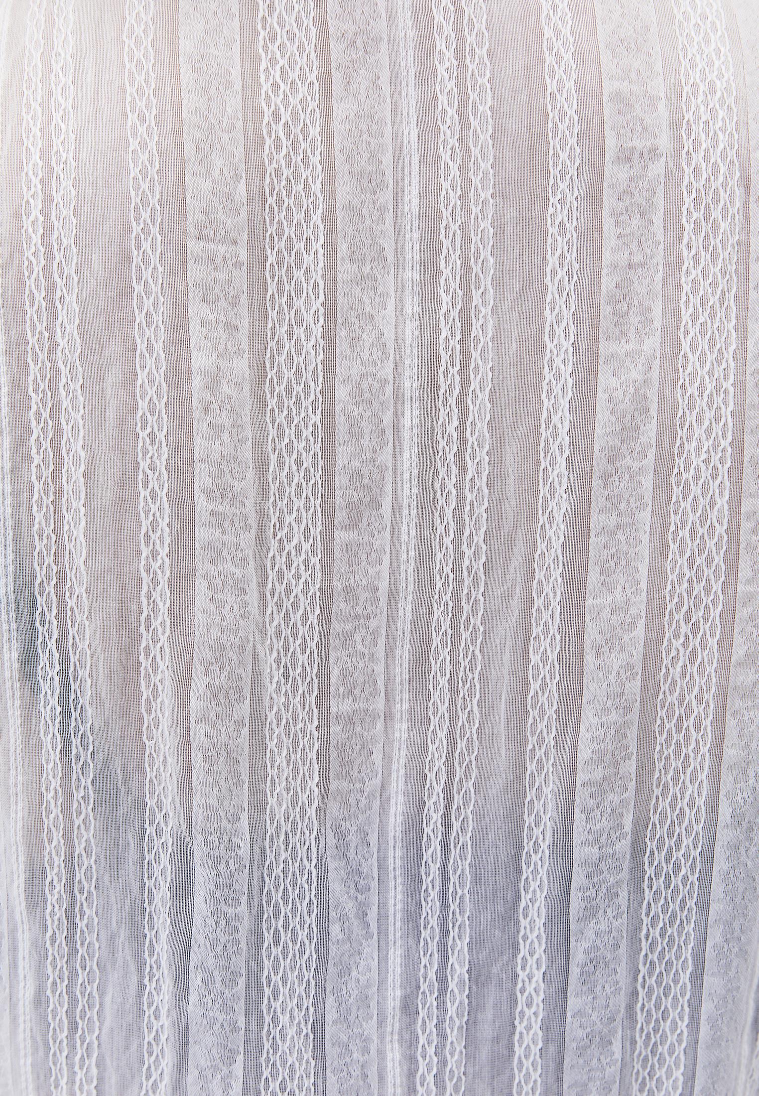 Tunic Blouse With Embroidery Details - WHITE