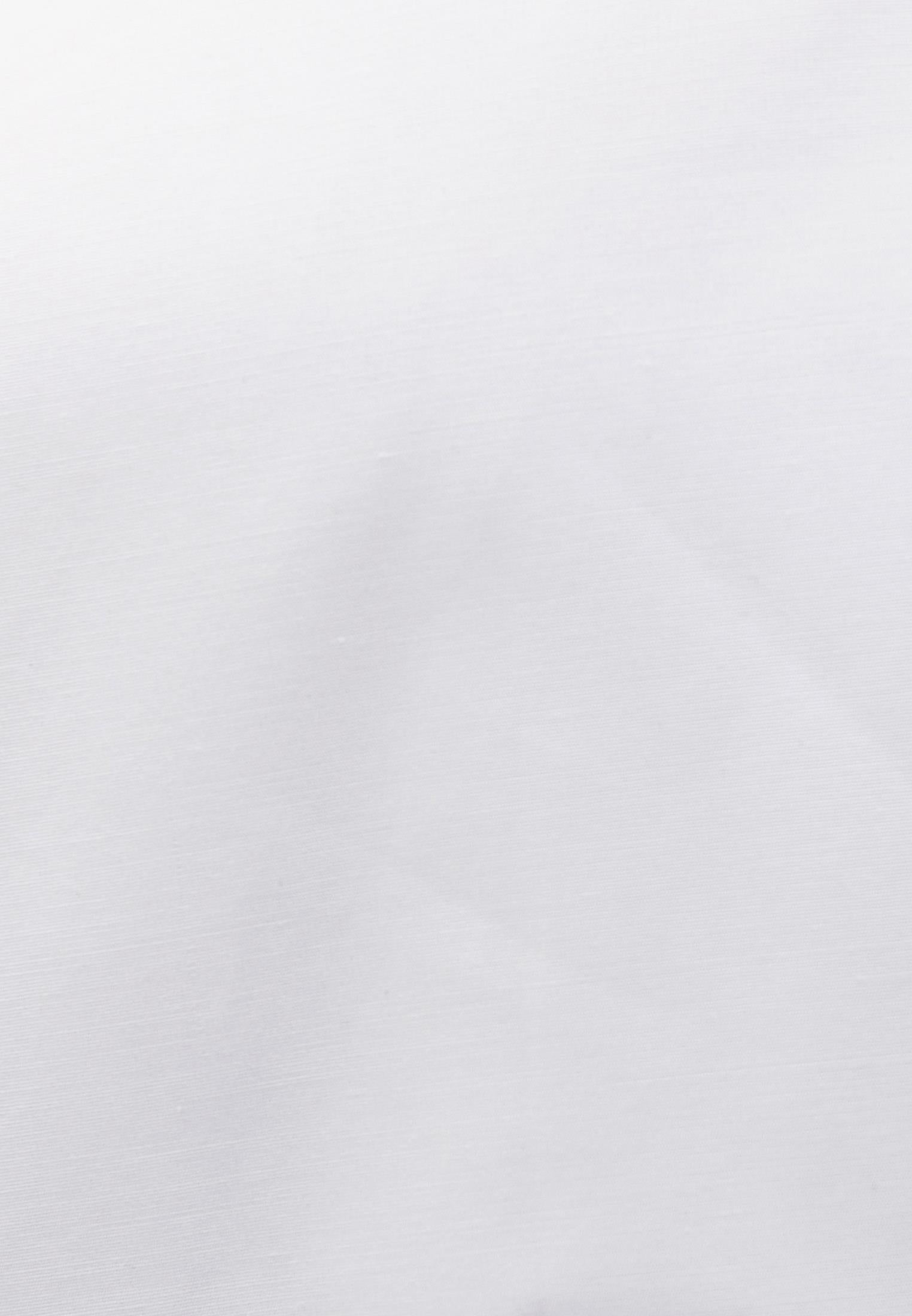 V Neck Broderie Blouse - WHITE