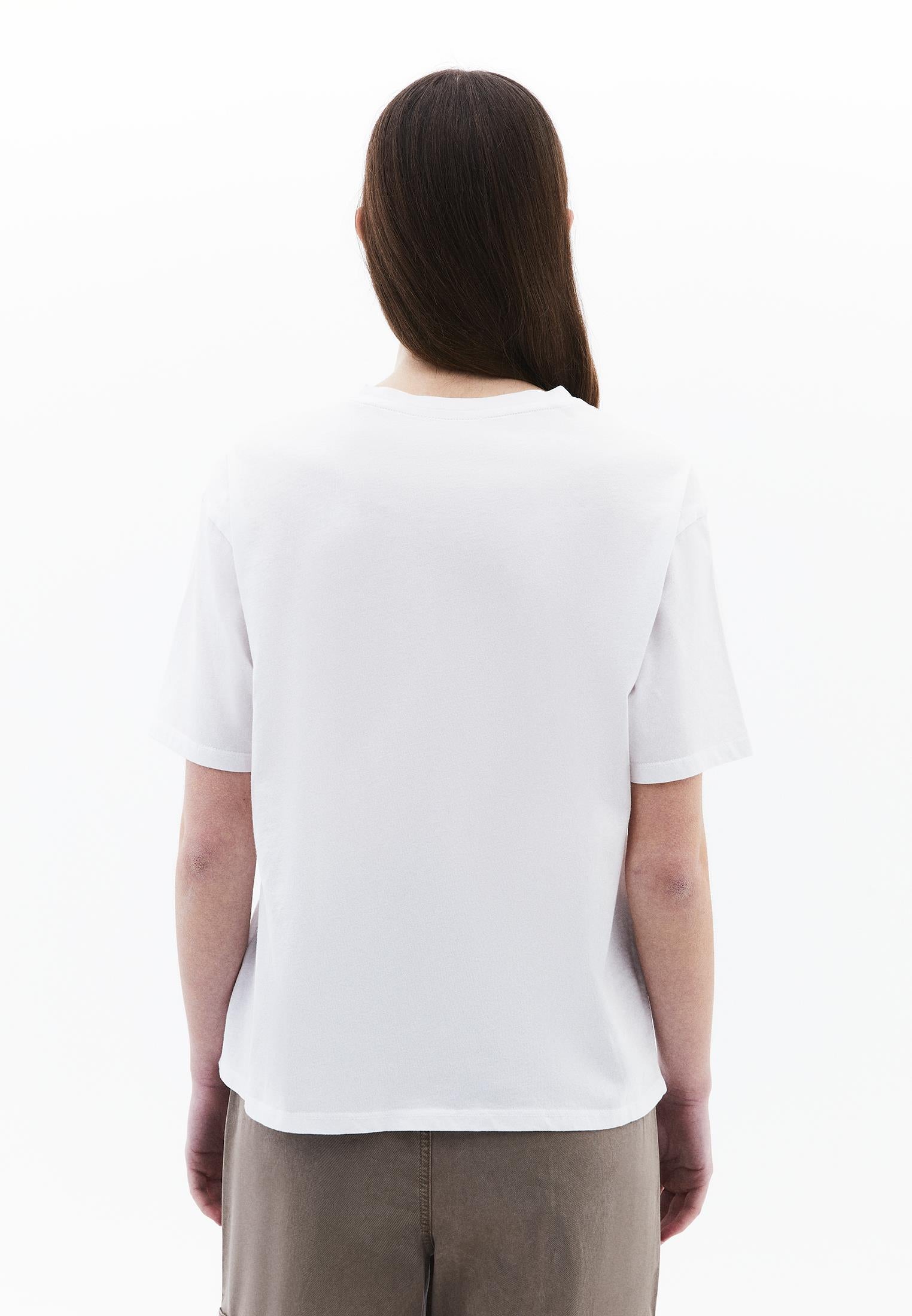 Oversize Crew Neck Short Sleeve T-Shirt - WHITE