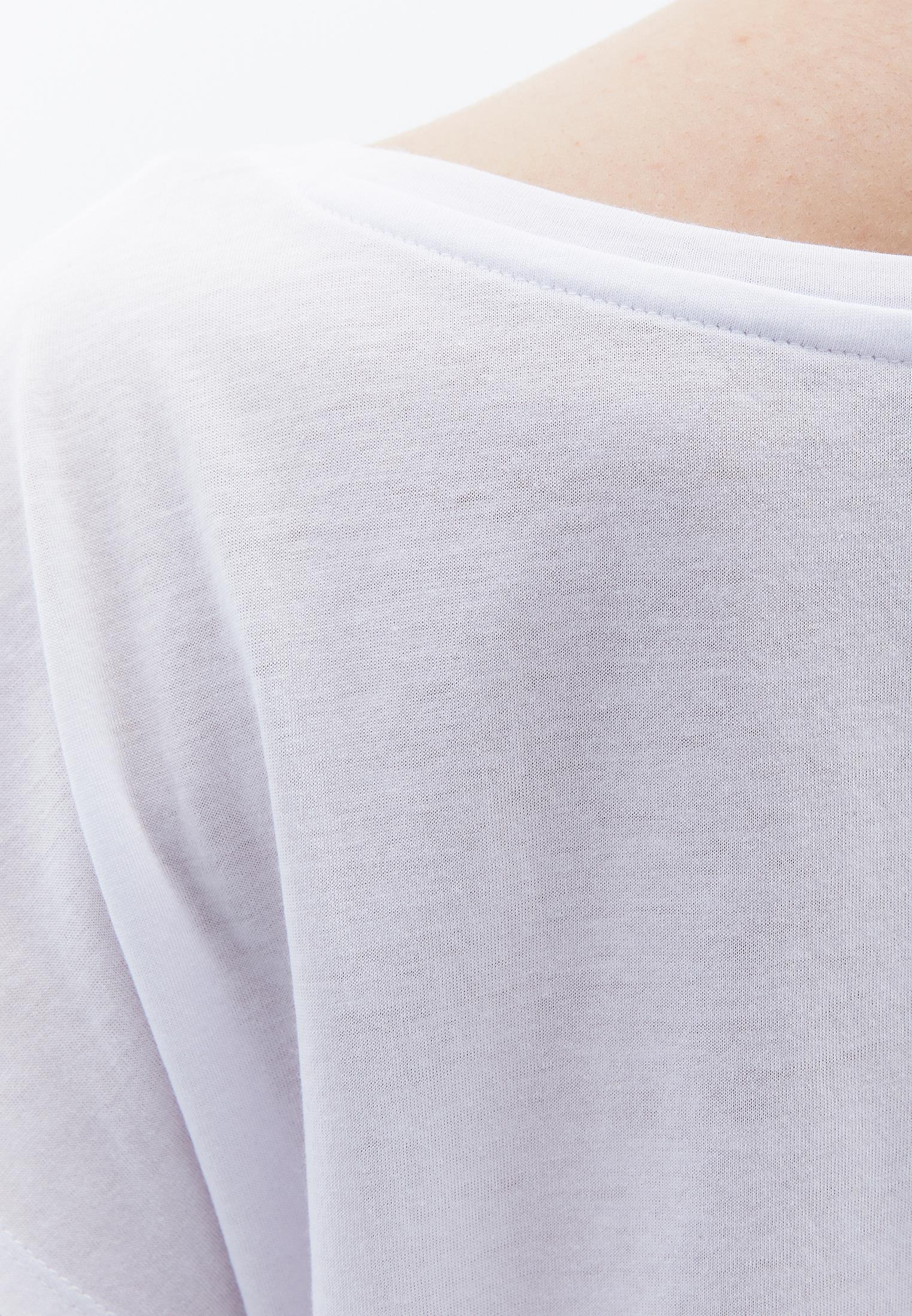 Boat Neck T-Shirt - WHITE