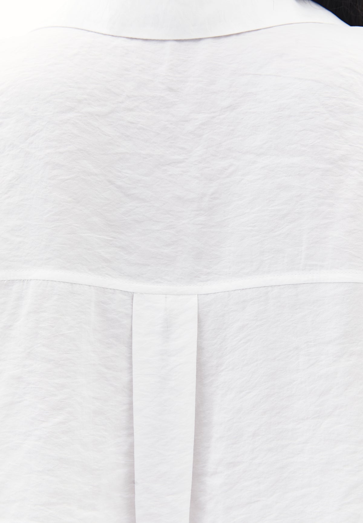 Button Detailed Oversize Shirt - WHITE