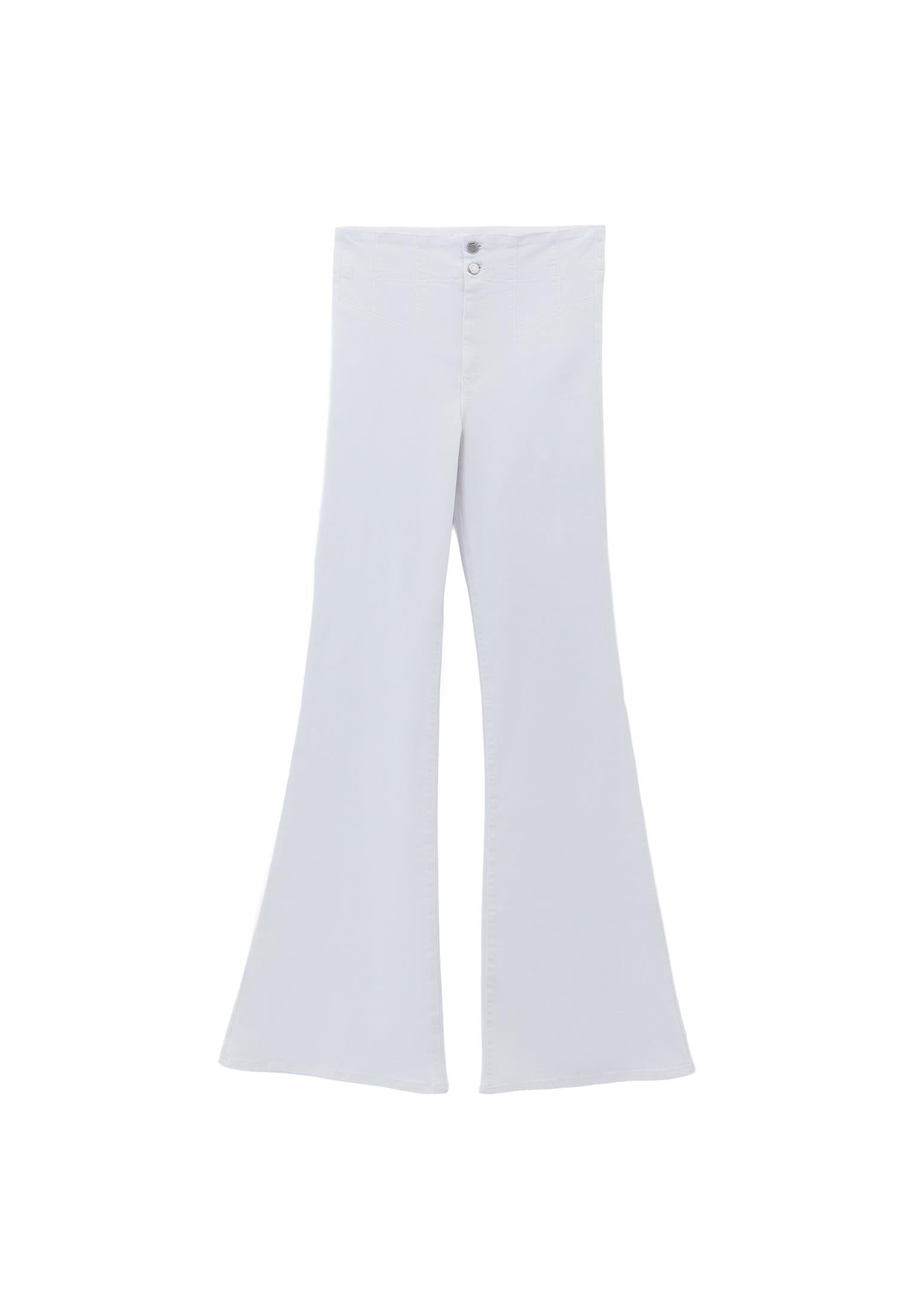Spanish Leg Pants - WHITE