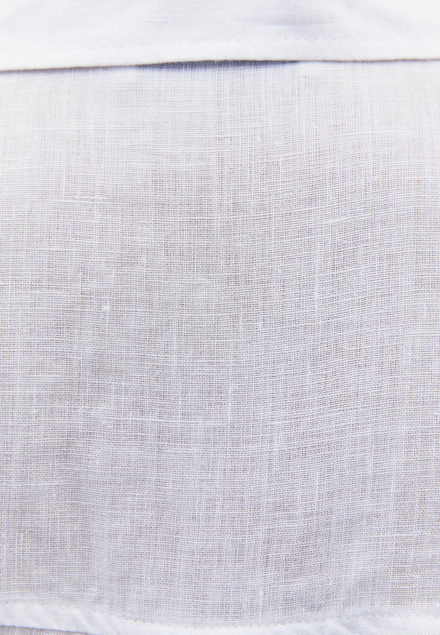 Oversize Shirt Collar Long Shirt - WHITE