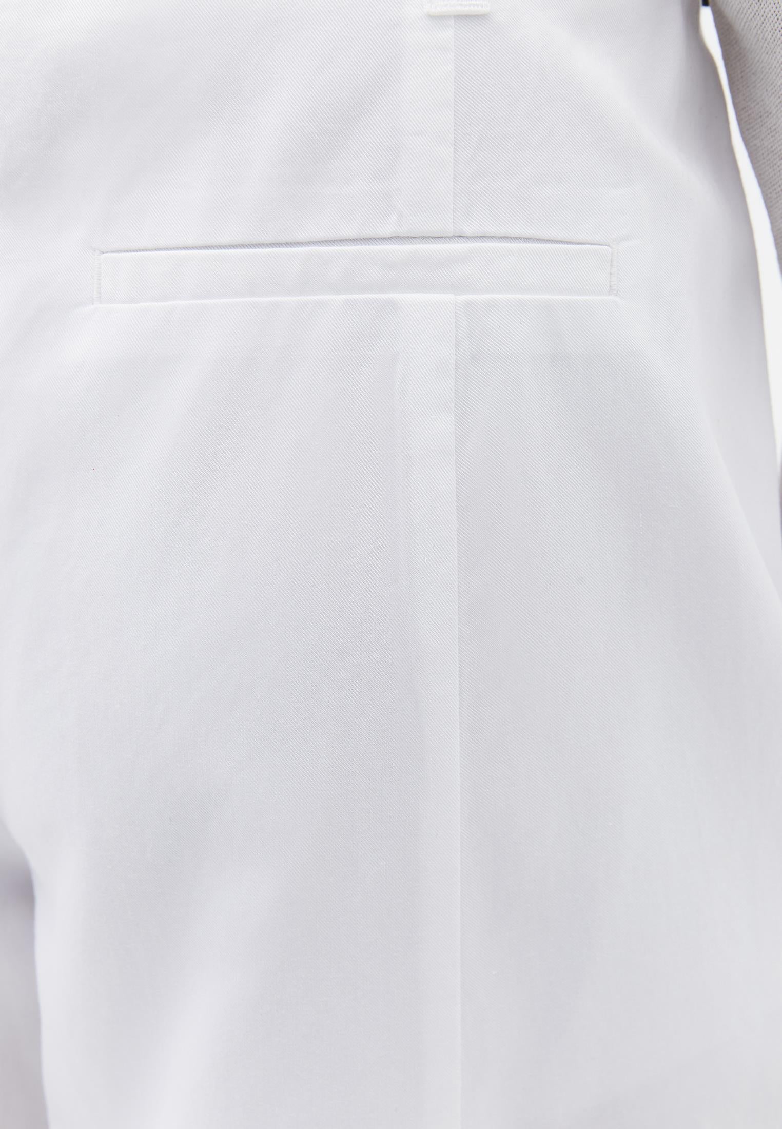 Ultra High Waist Wide Leg Belted Trousers - WHITE