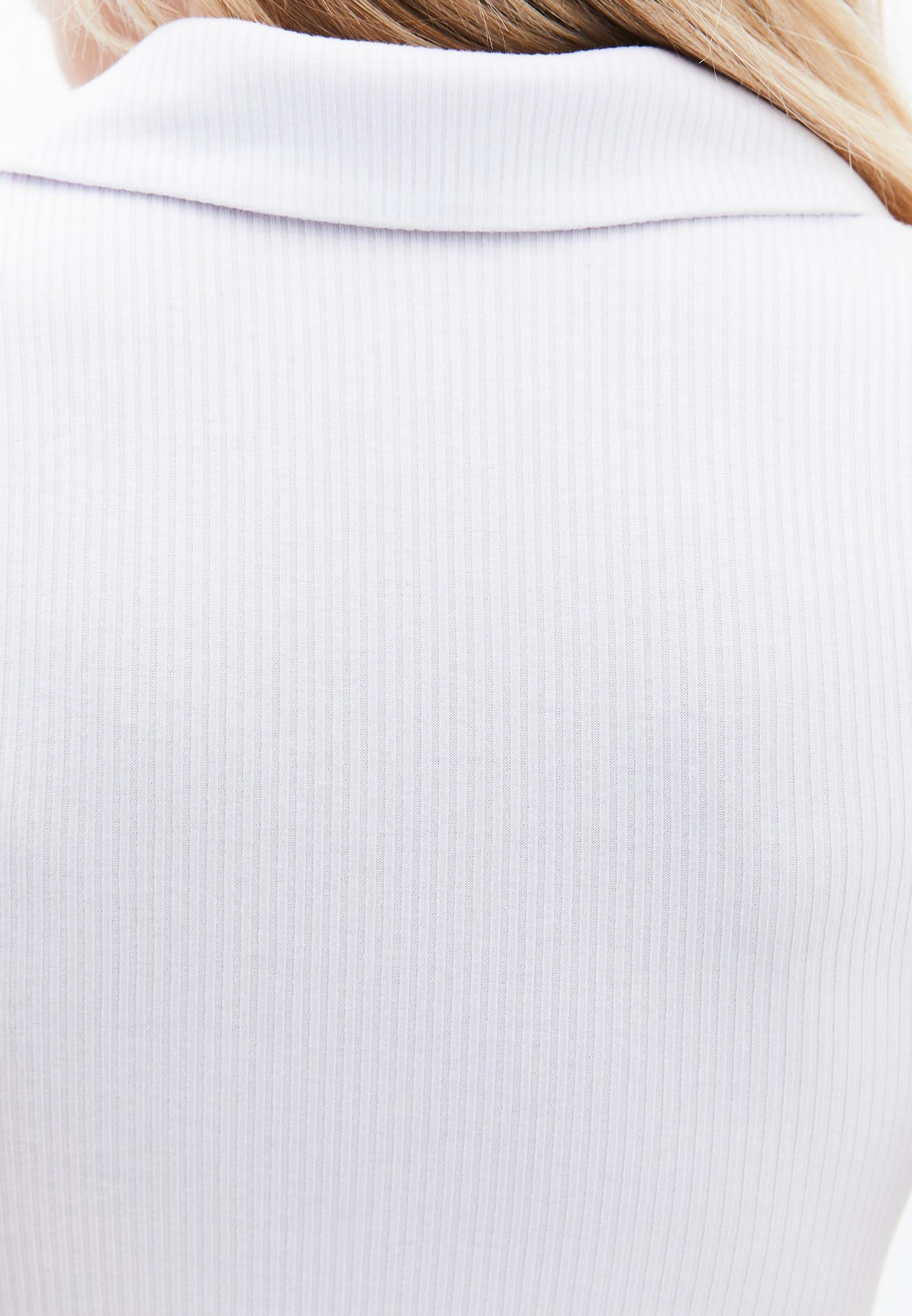 Polo Neck Tank Top - WHITE