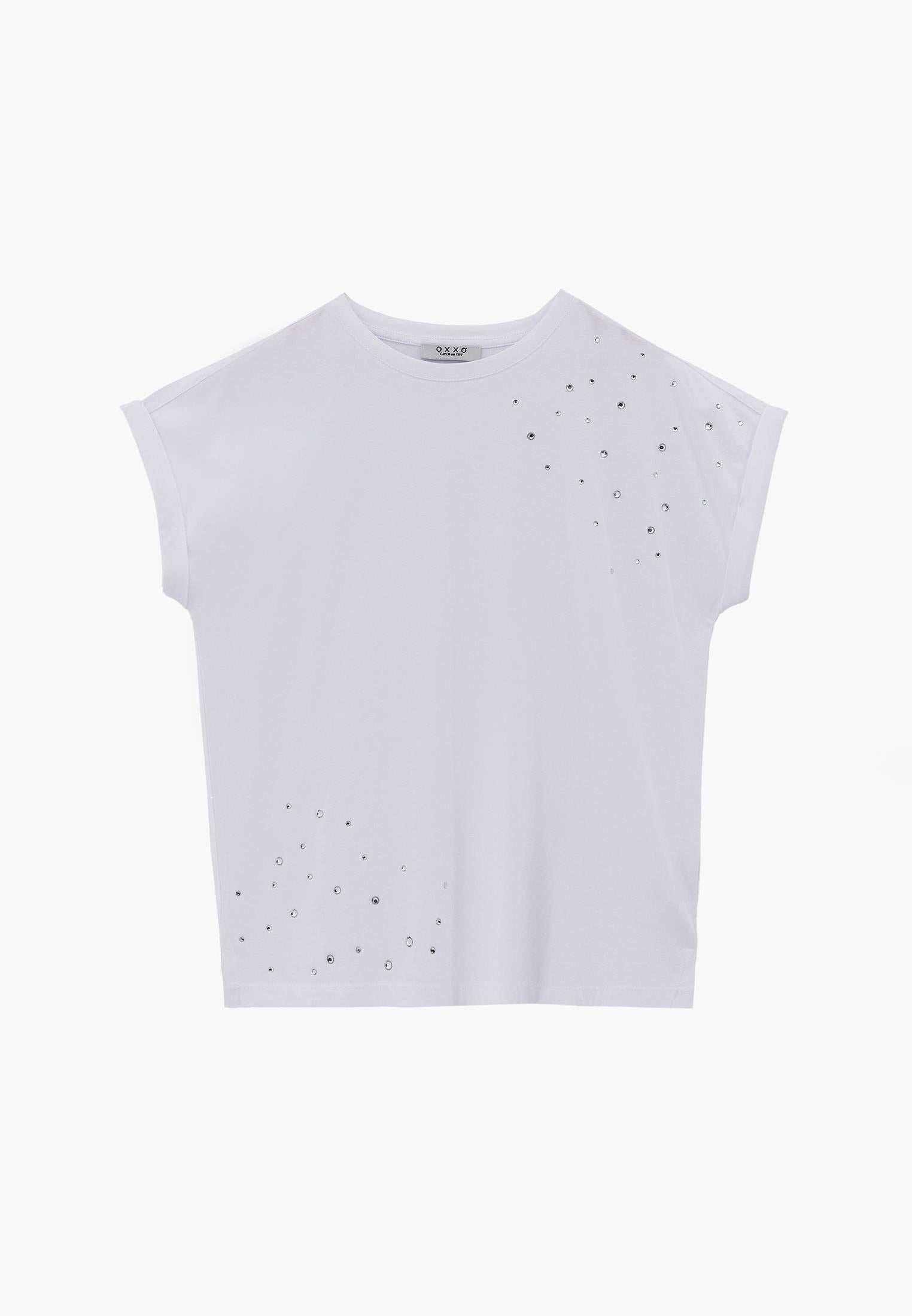 Stony Boat Neck Short Sleeve T-Shirt - WHITE