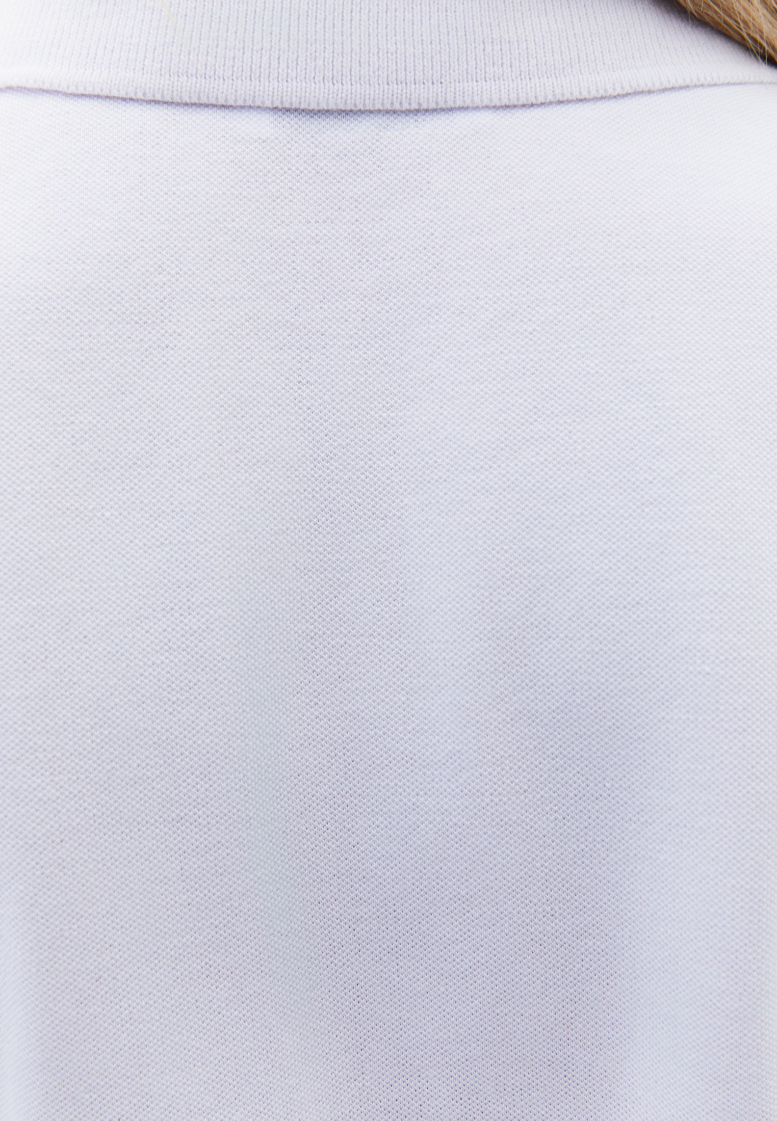 Polo Collar T-Shirt - WHITE