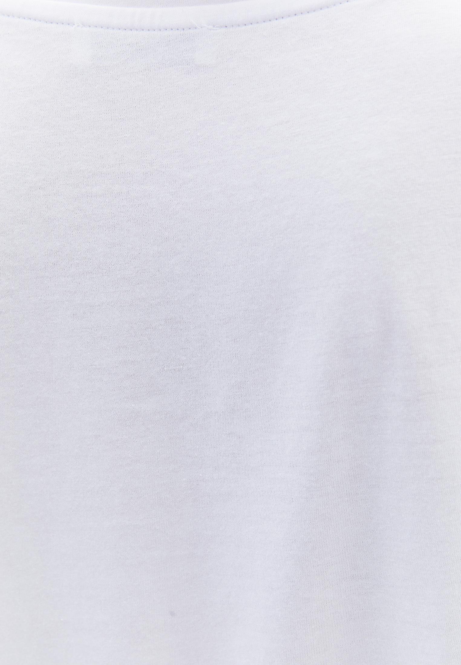 Boat Neck Loose Fit T-Shirt - WHITE