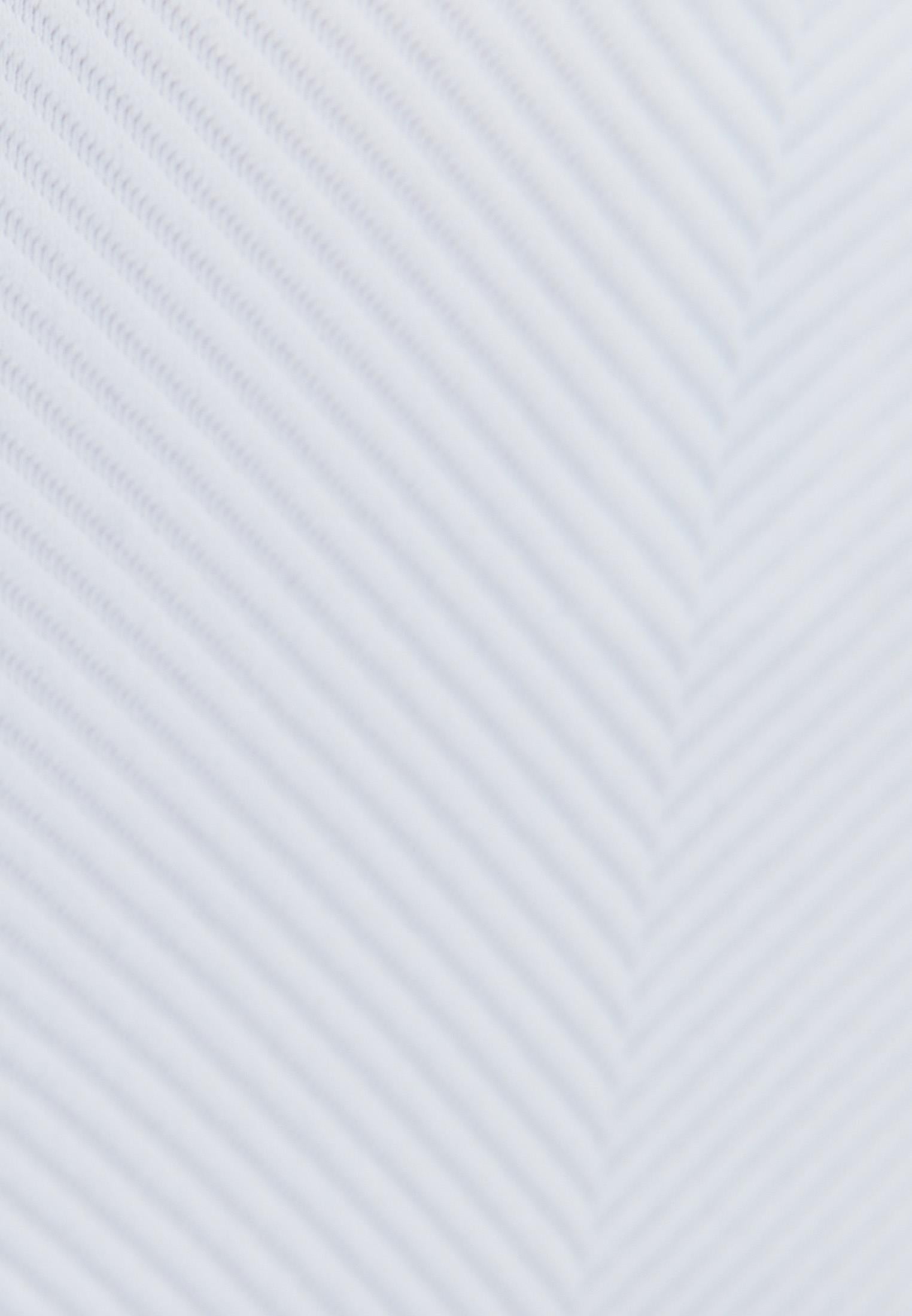 Jacquard Patterned V Neck Tank Top - WHITE