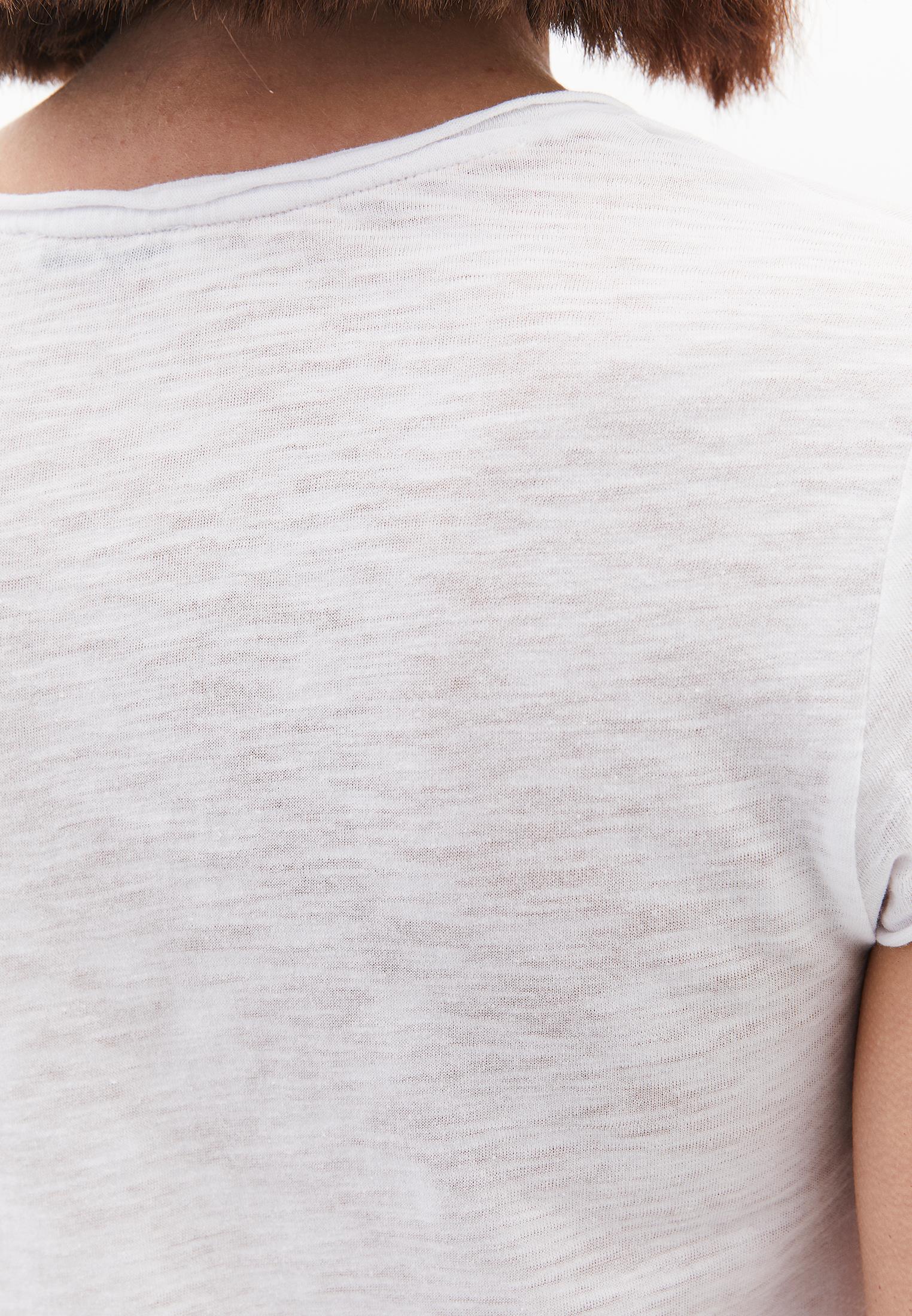 V Neck T-Shirt - WHITE
