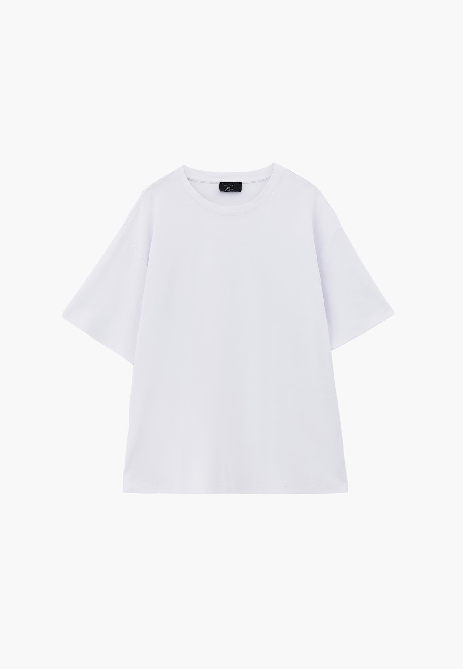 Oversize Tunic T-Shirt - WHITE
