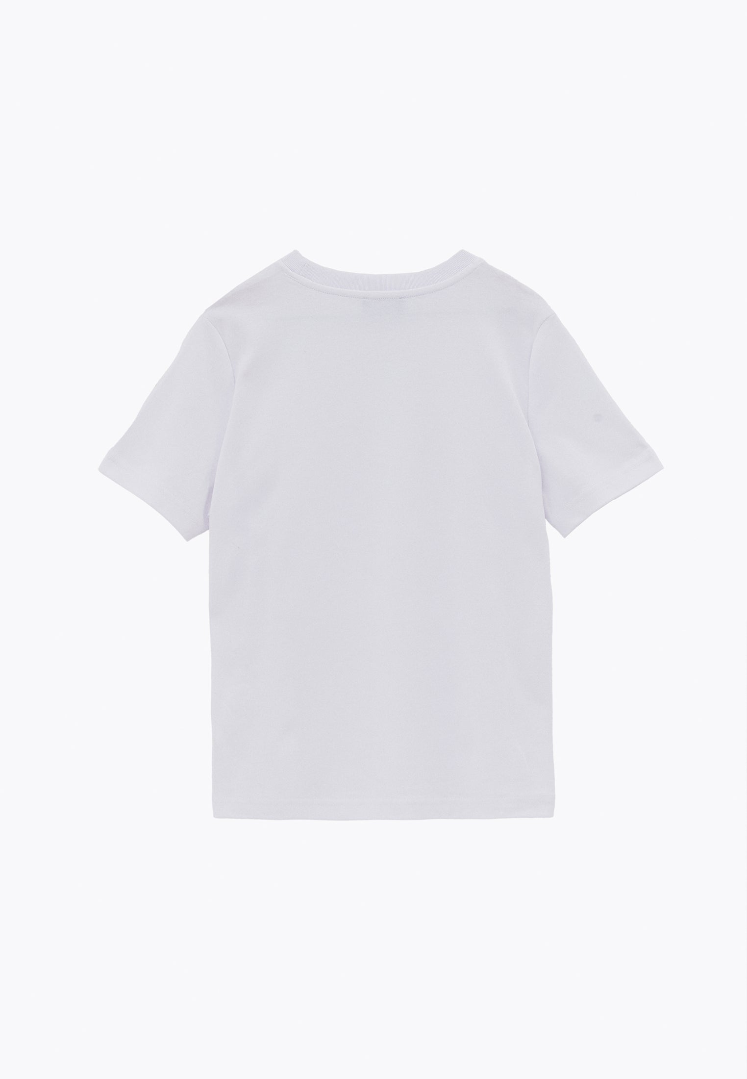Crew Neck Loose Fit T-Shirt - WHITE