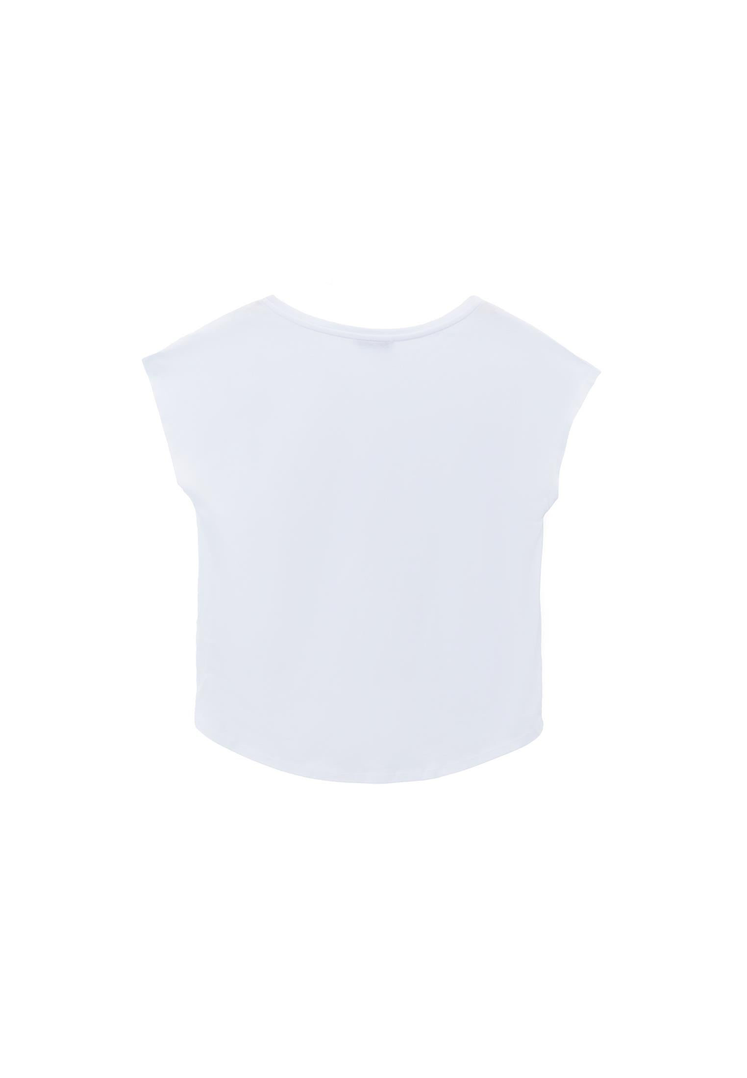 Boat Neck Loose Fit T-Shirt - WHITE