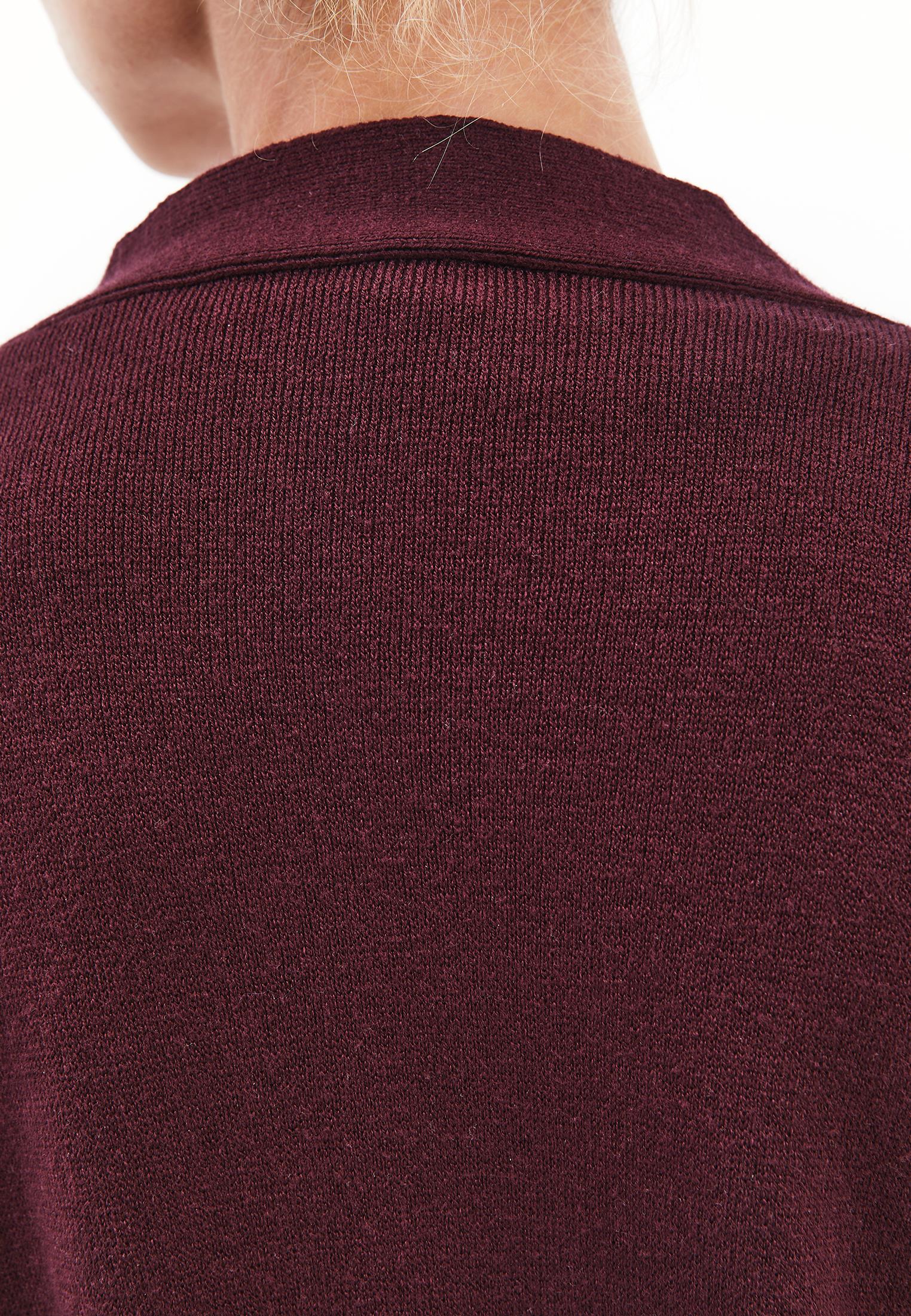 Viscose V-Neck Cardigan - WINETASTING