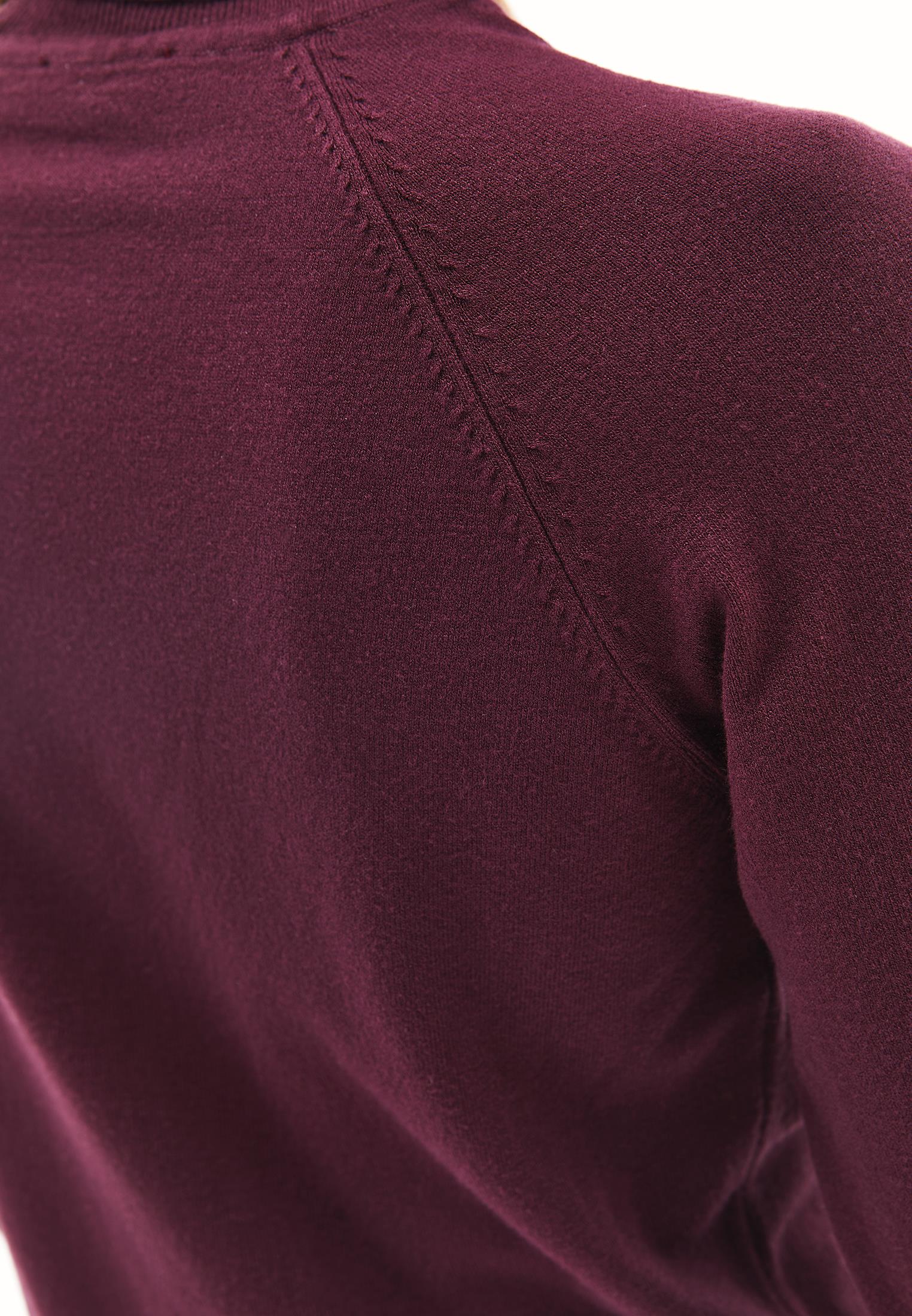 Slim Fit Turtleneck Knitwear - WINETASTING