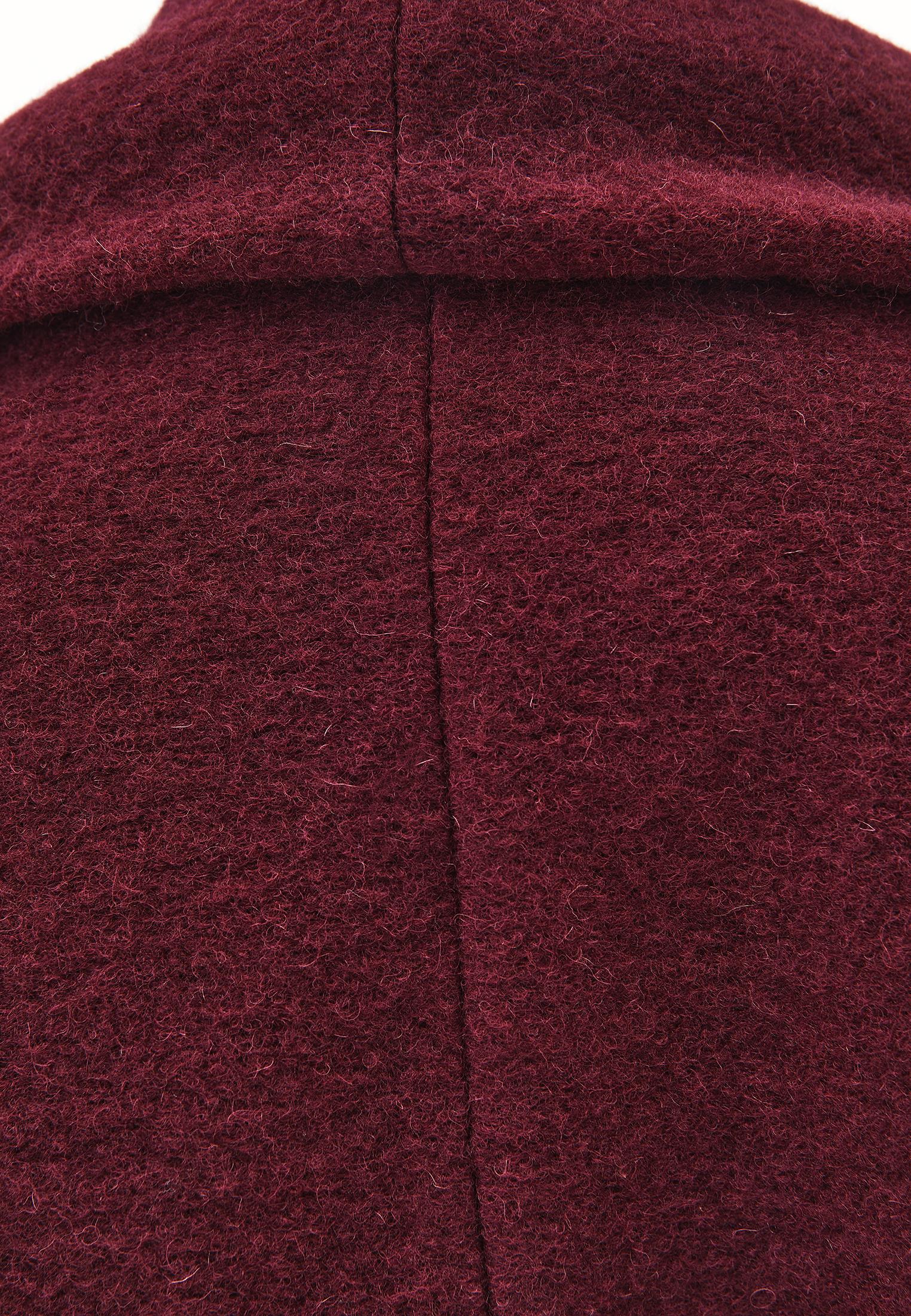 Shawl Collar Button Detailed Tunic Coat - WINETASTING