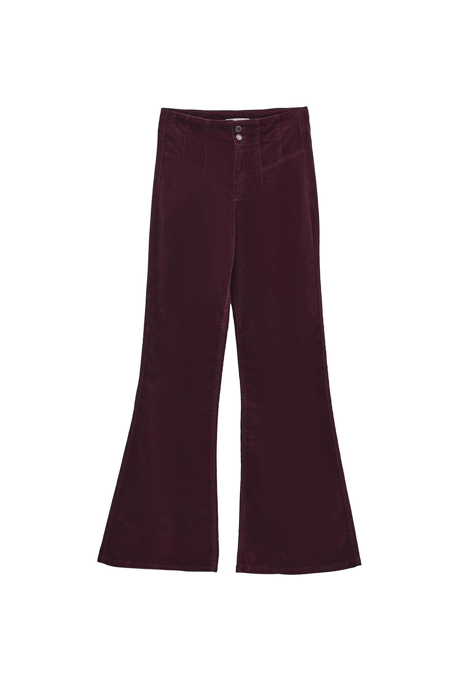 Spanish Leg Corduroy Pants - WINETASTING
