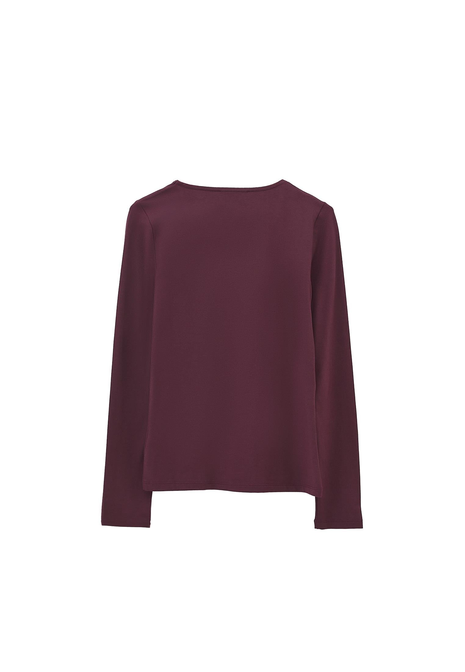 V Neck Long Sleeve T-Shirt - WINETASTING