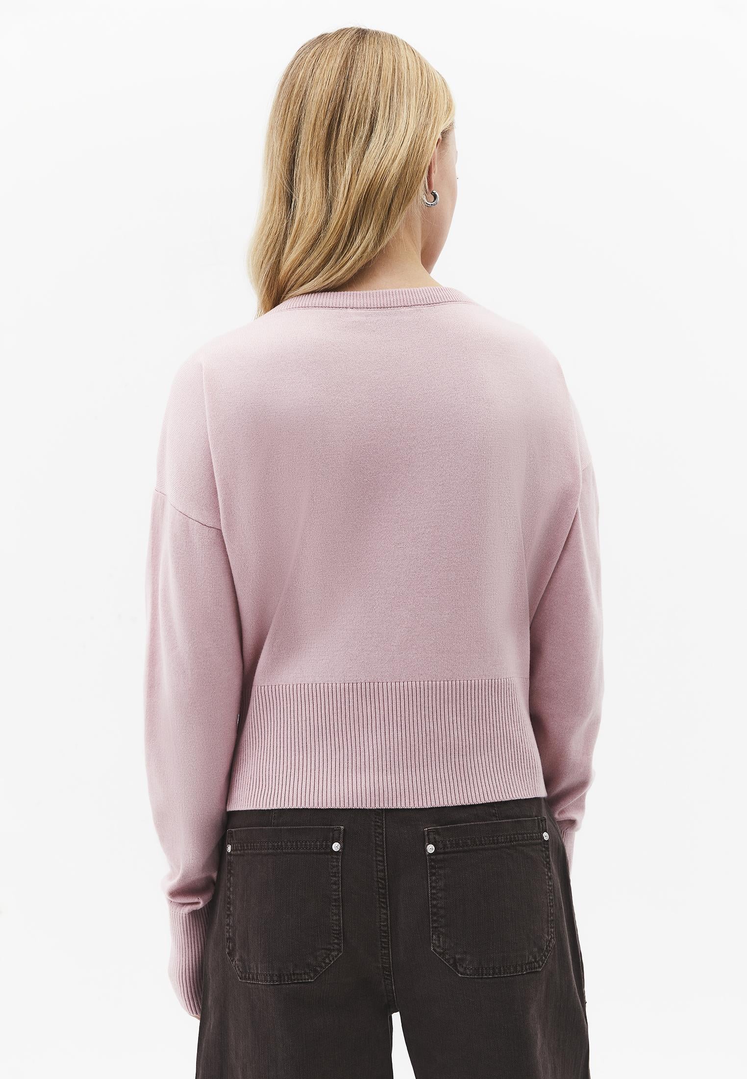 Boat Neck Long Sleeve Sweater - ZEPHYR