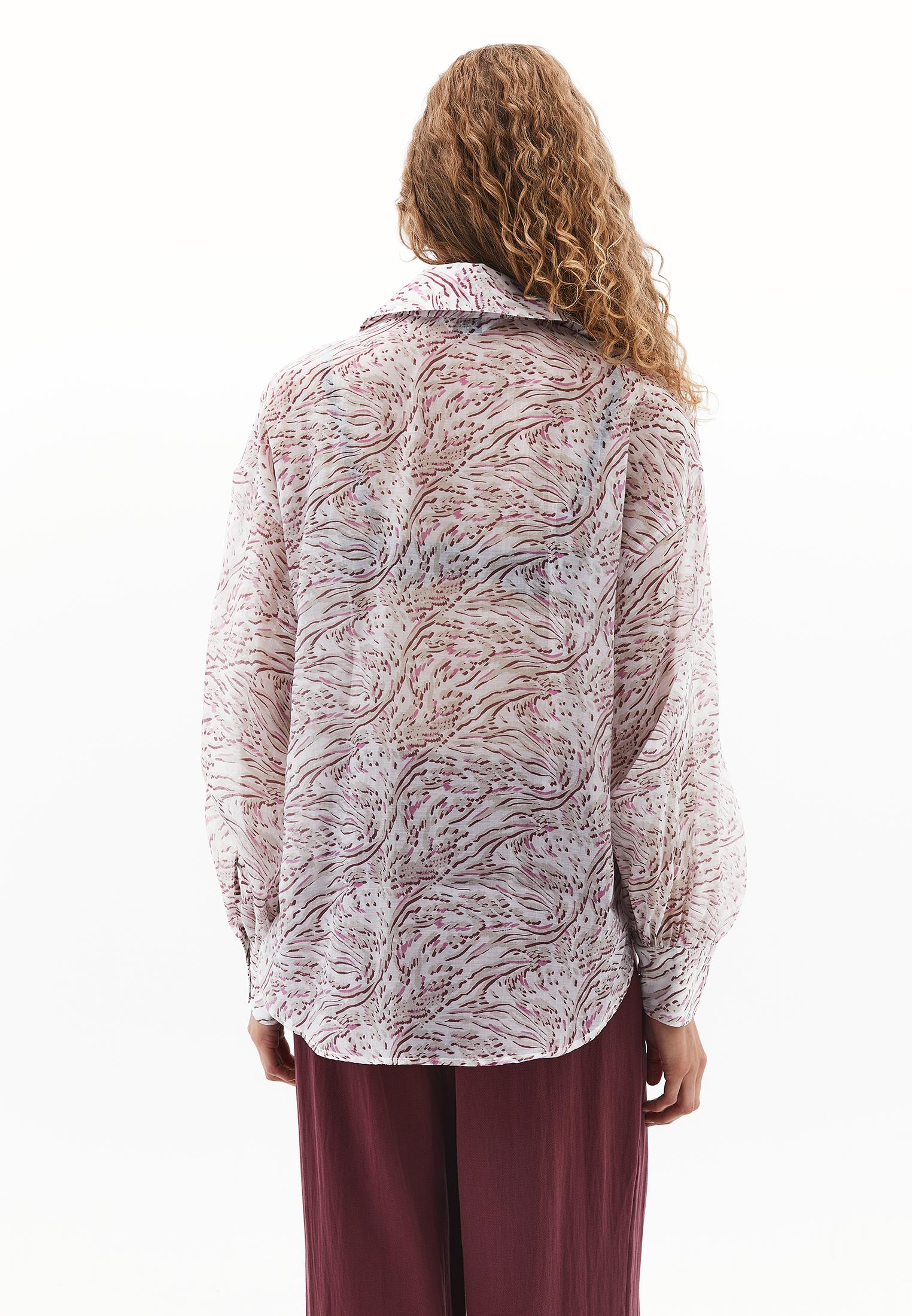 Lyocell Shirt With Button Details - ABSTRACT COMB