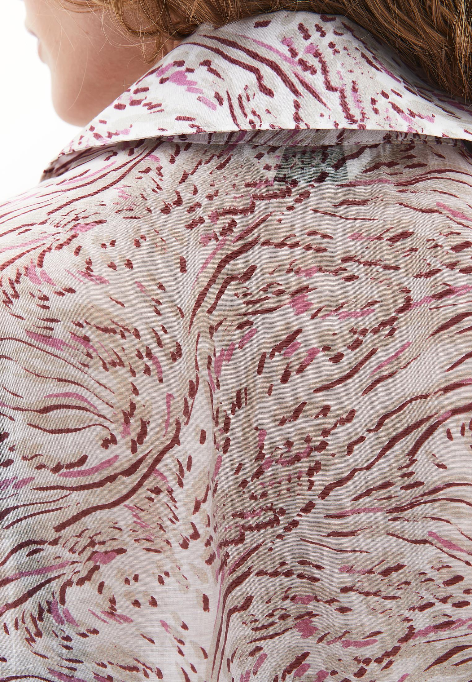 Lyocell Shirt With Button Details - ABSTRACT COMB