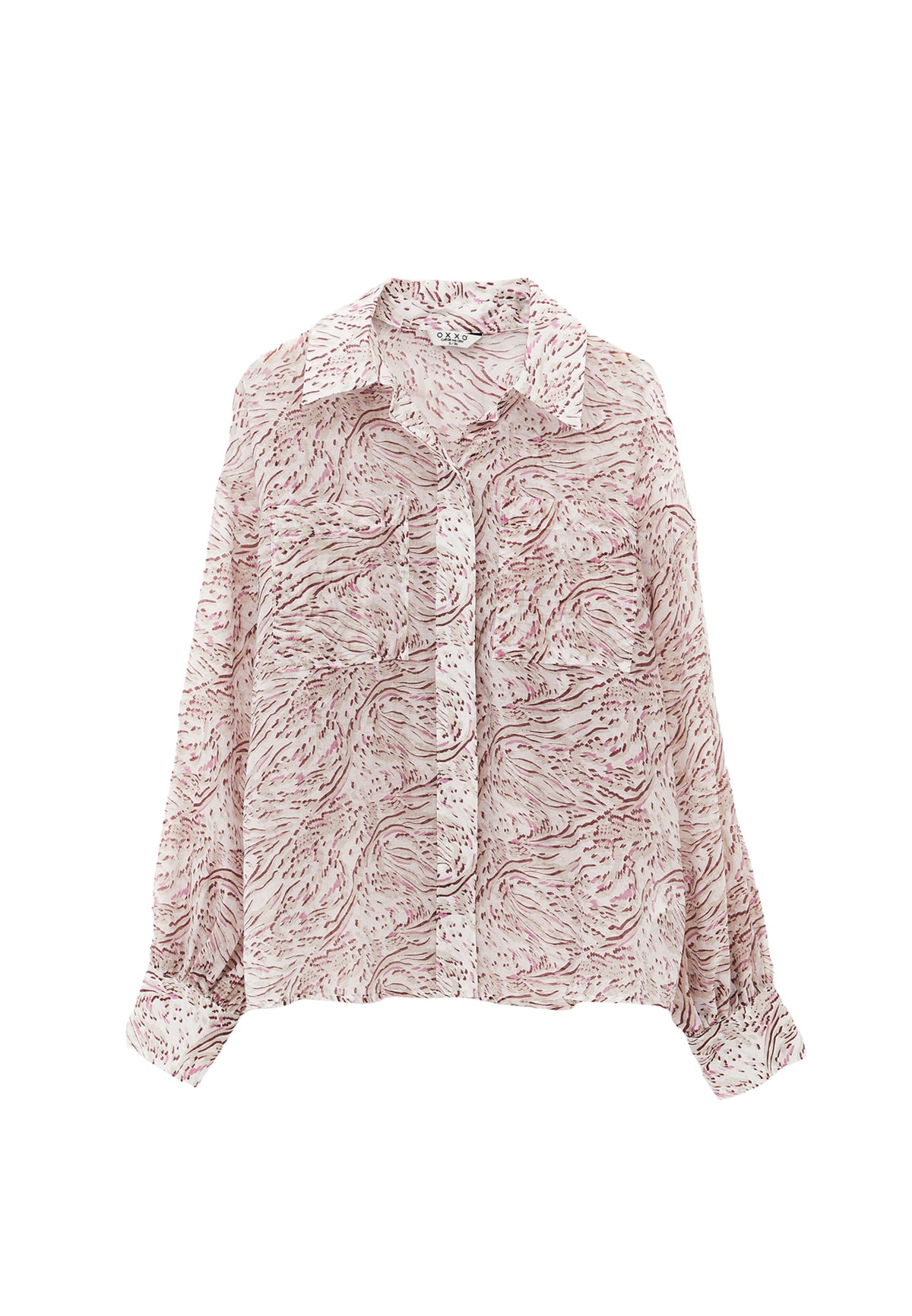 Lyocell Shirt With Button Details - ABSTRACT COMB