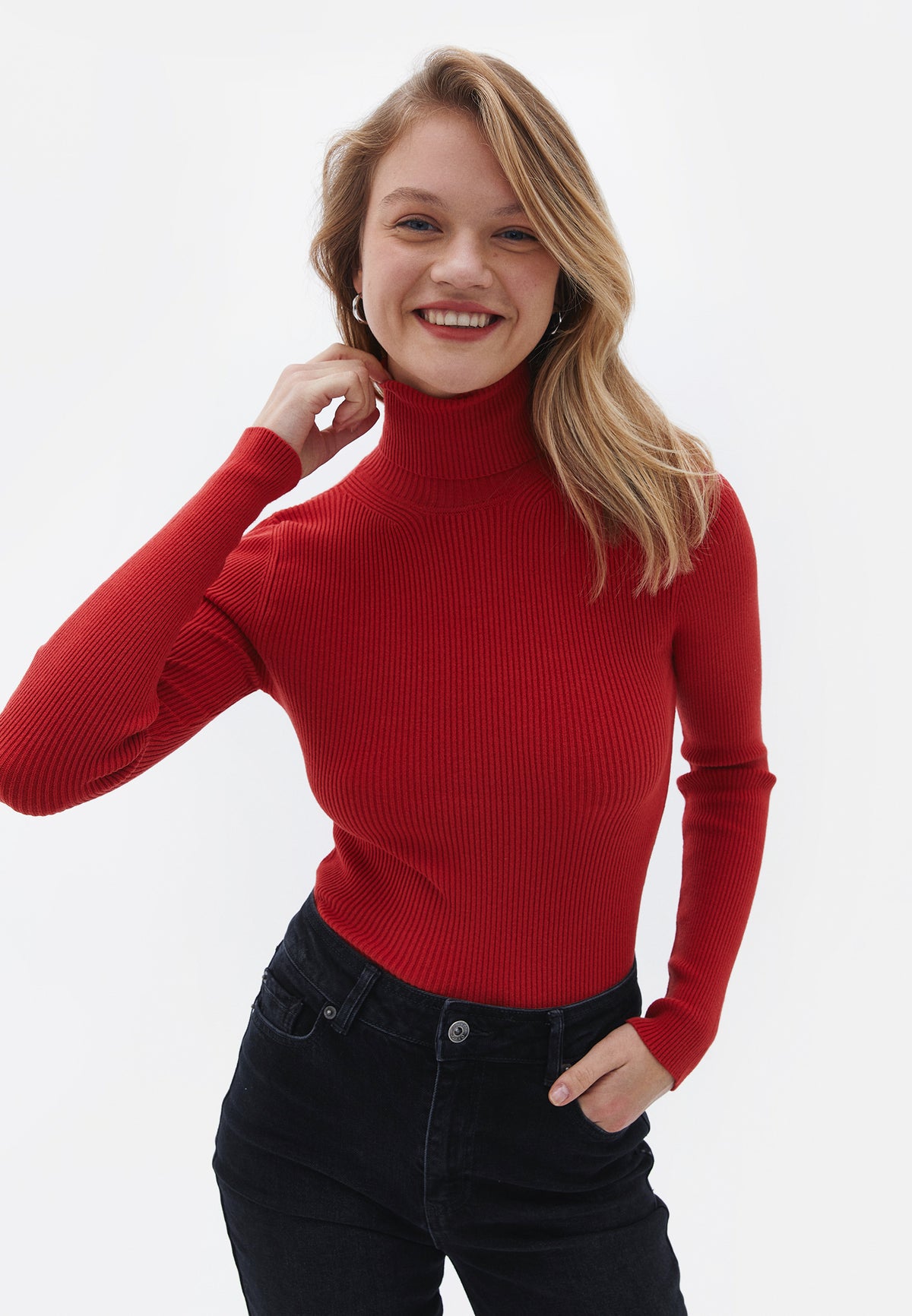 Turtleneck Raglan Sleeve Knitwear - ADRENALINE RUSH