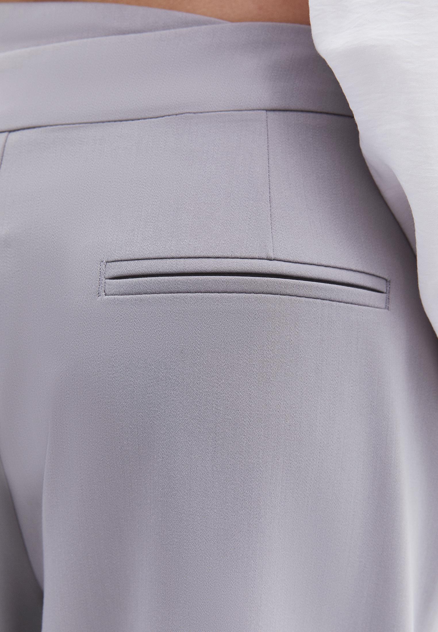 Wide Leg Trousers With Belt Detail - ALLOY