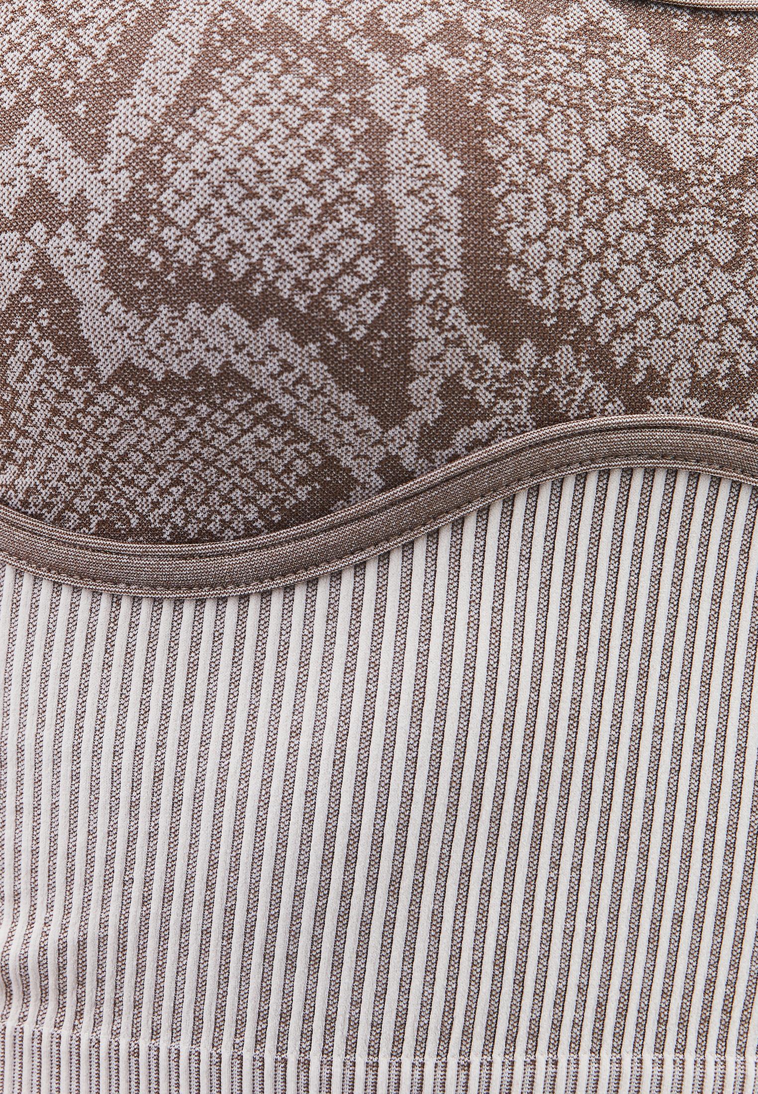 High Neck Tank Top - ALMOND ANIMAL COMB