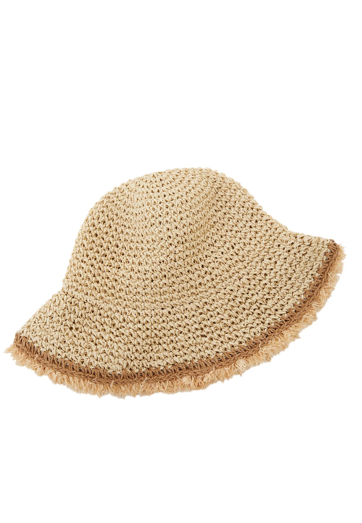 Hat With Modern Design - ALMOND MILK