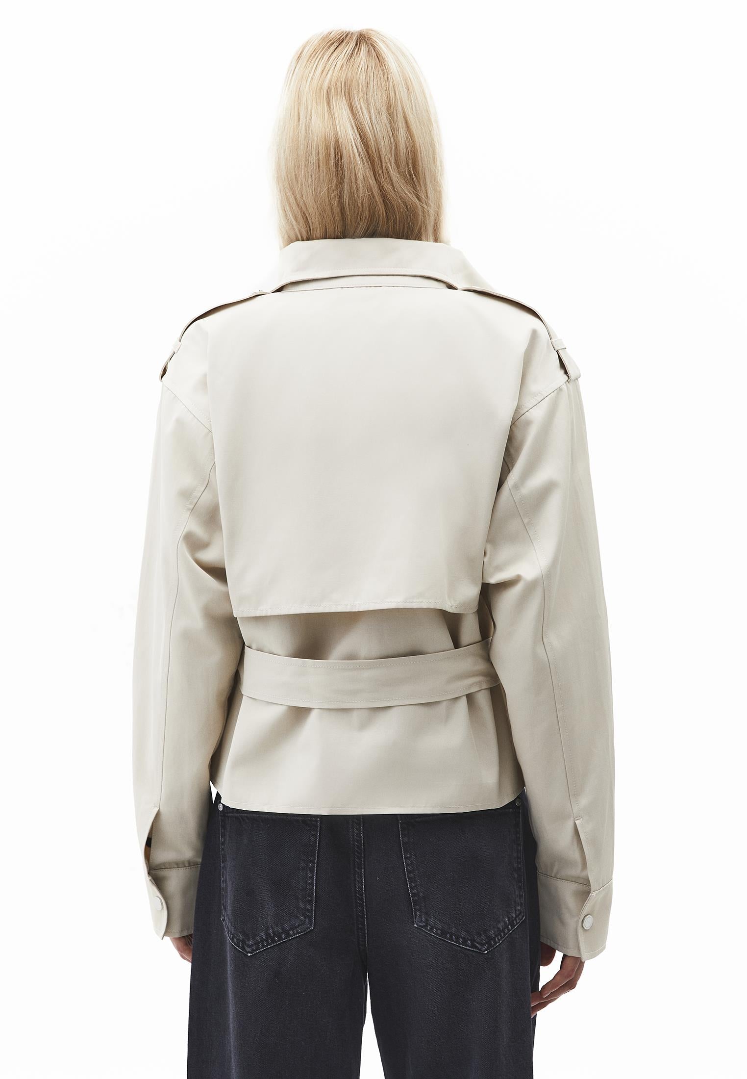Oversize Trenchcoat - ALMOND MILK