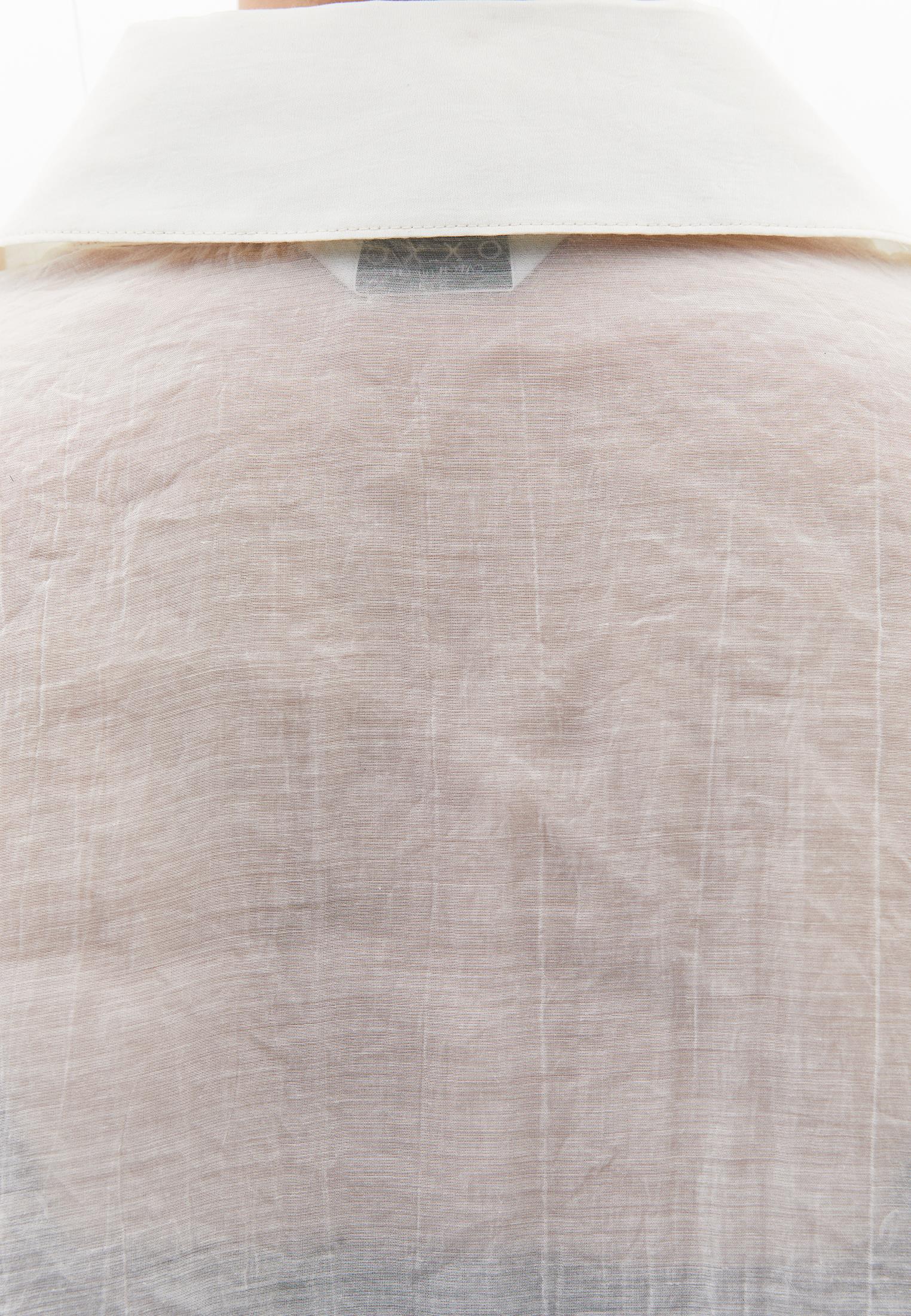 Loose Fit Long Sleeve Buttoned Shirt - ALMOND MILK
