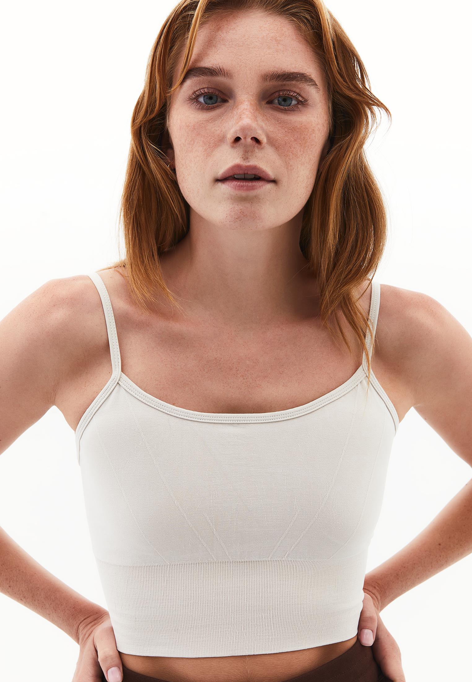 Seamless U Neck Crop Top - ANCIENT SCROLL