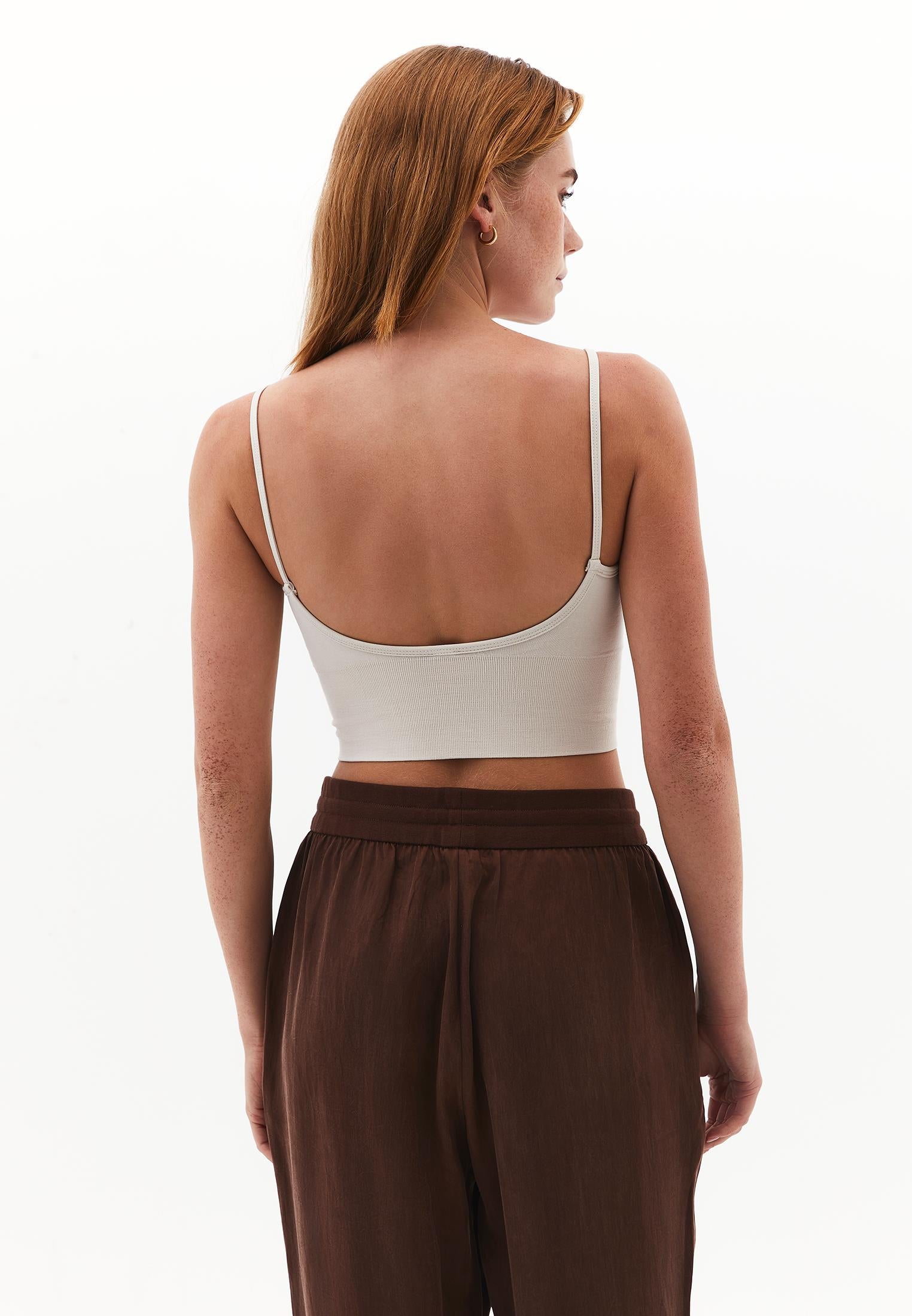 Seamless U Neck Crop Top - ANCIENT SCROLL