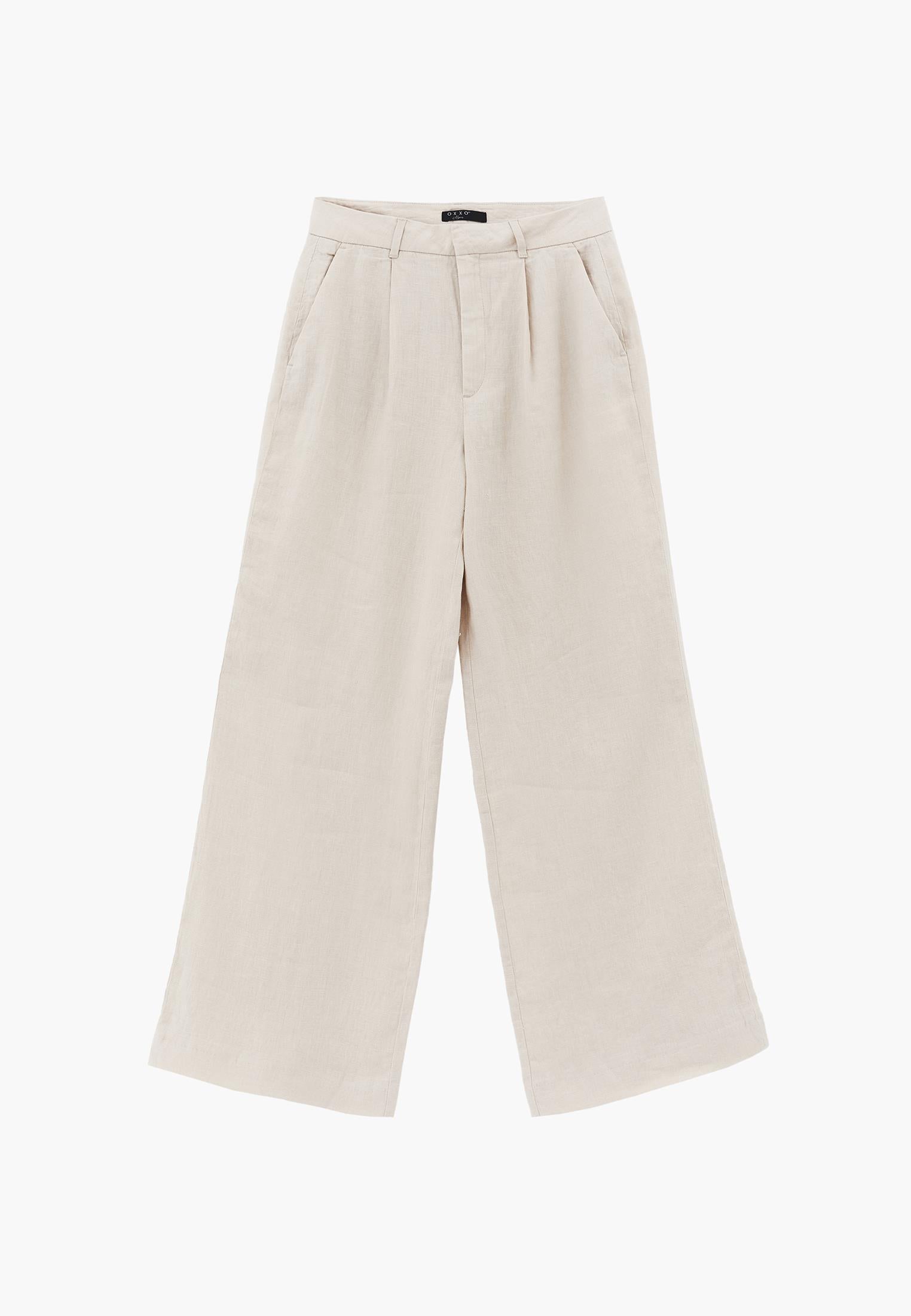 Pleated Wide Leg Pants - ANCIENT SCROLL
