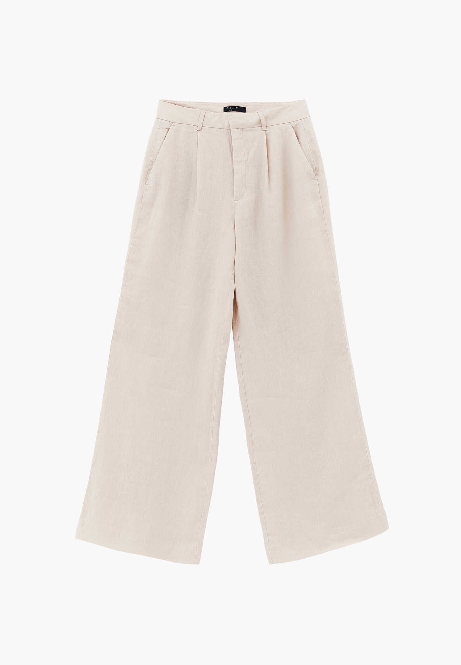 Pleated Detail Regular Waist Wide Leg Pants - ANCIENT SCROLL