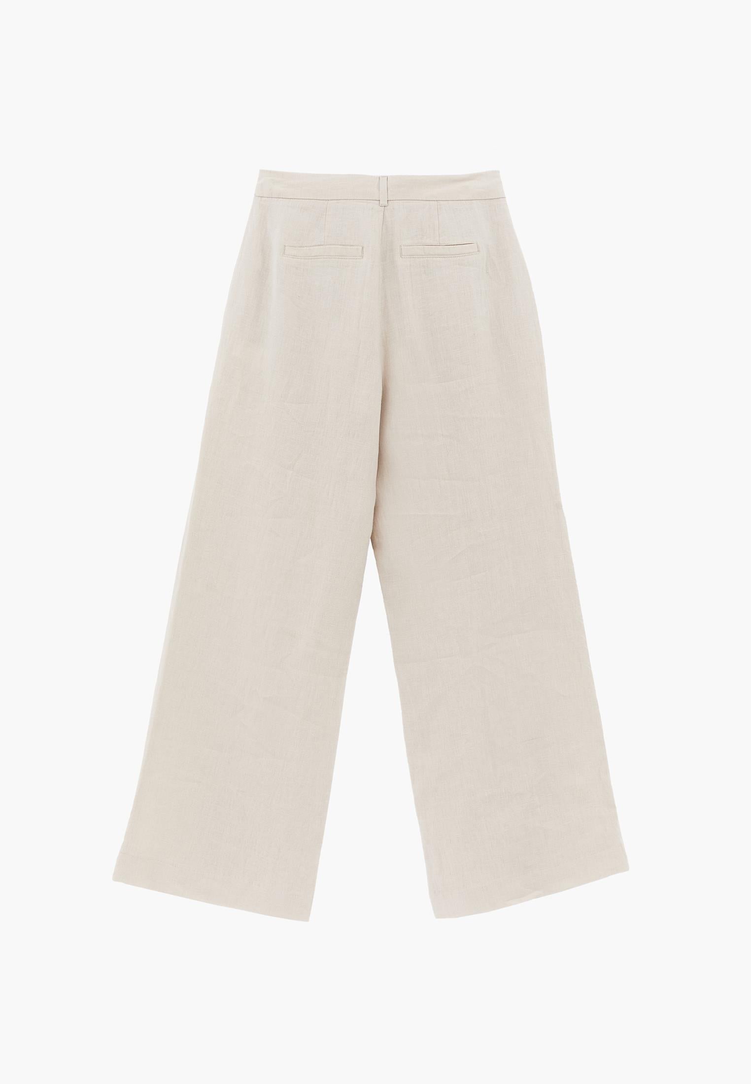 Pleated Wide Leg Pants - ANCIENT SCROLL