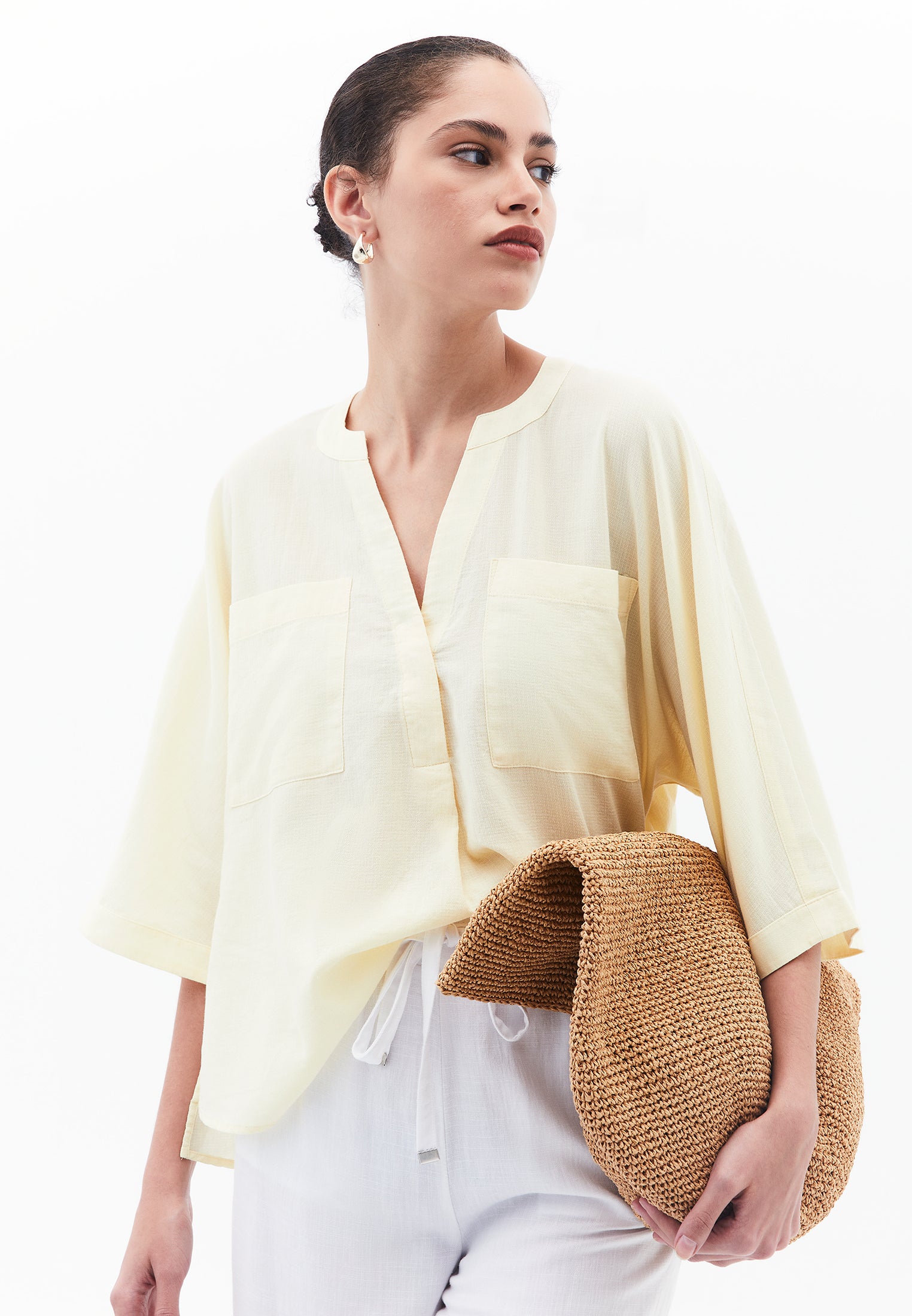 Summer Oversize Shirt - ANISE FLOWER