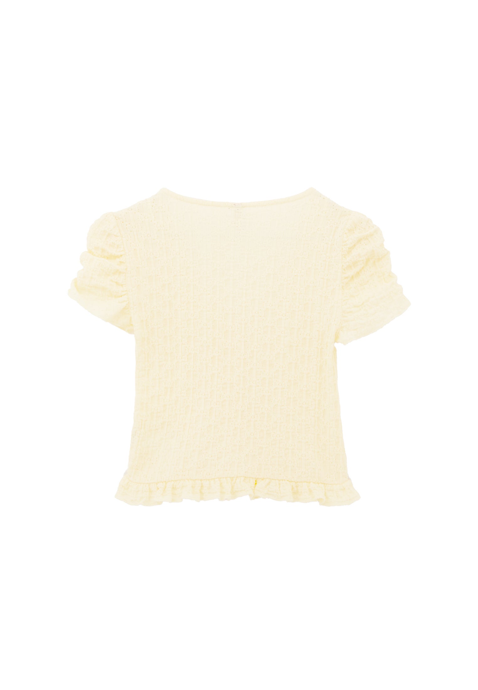 V Neck Short Sleeve Blouse - ANISE FLOWER